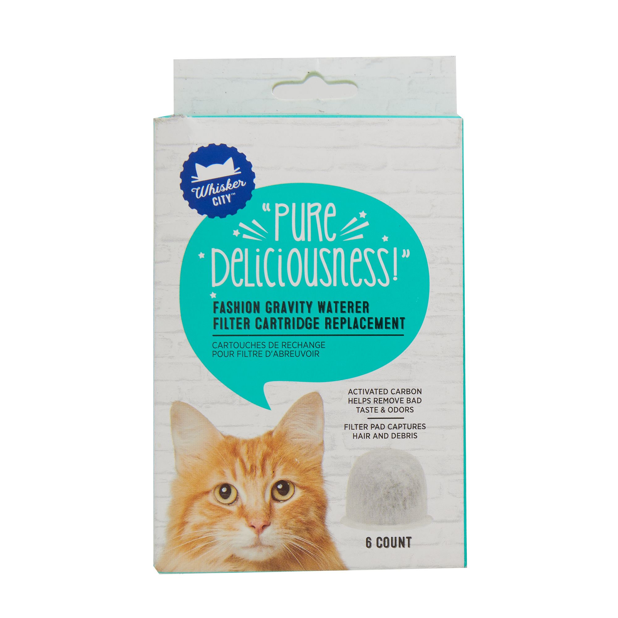 Whisker City® Fashion Gravity Cat Waterer Filter Cartridge Replacement