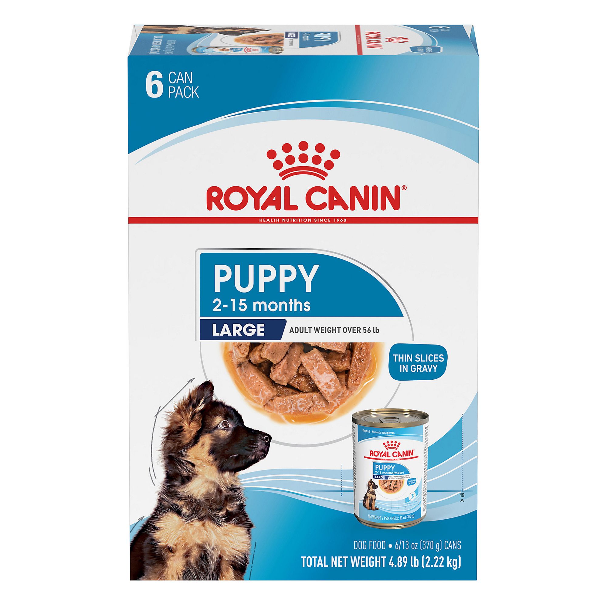 Royal Canin Large Breed Puppy Dog Wet Food Variety Pack, 13 oz (6 Count)