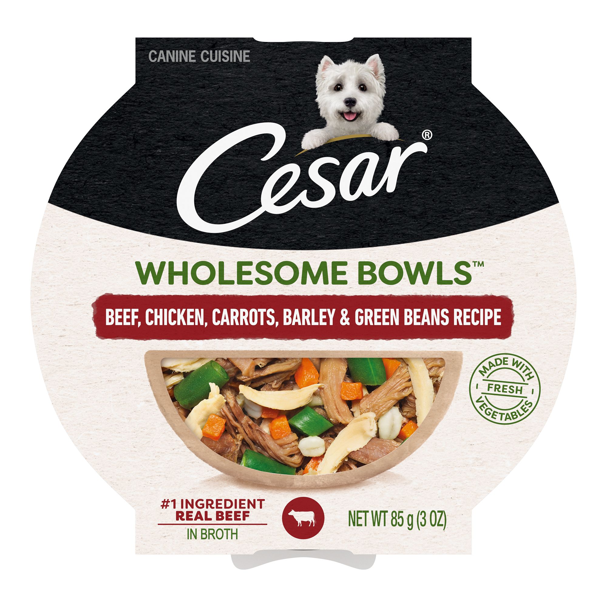 Cesar® Wholesome Bowls All Life Stage Wet Dog Food & Meal Topper 3 Oz