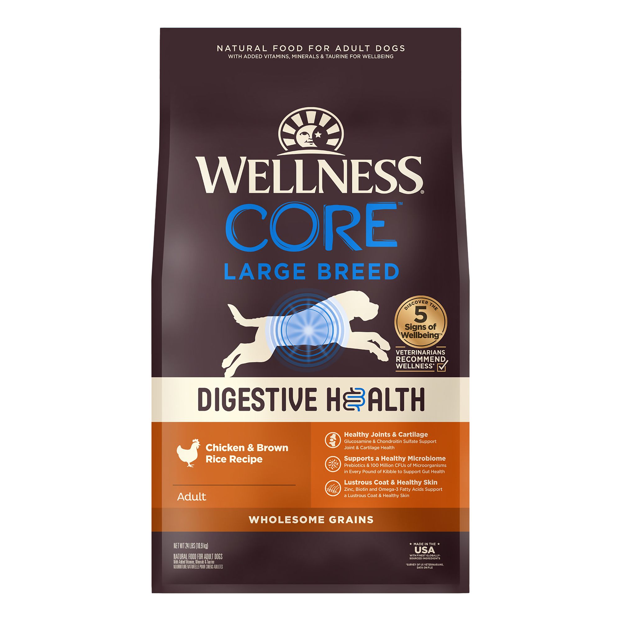 Wellness Core Digestive Health Large Breed Adult Dry Dog Food Chicken