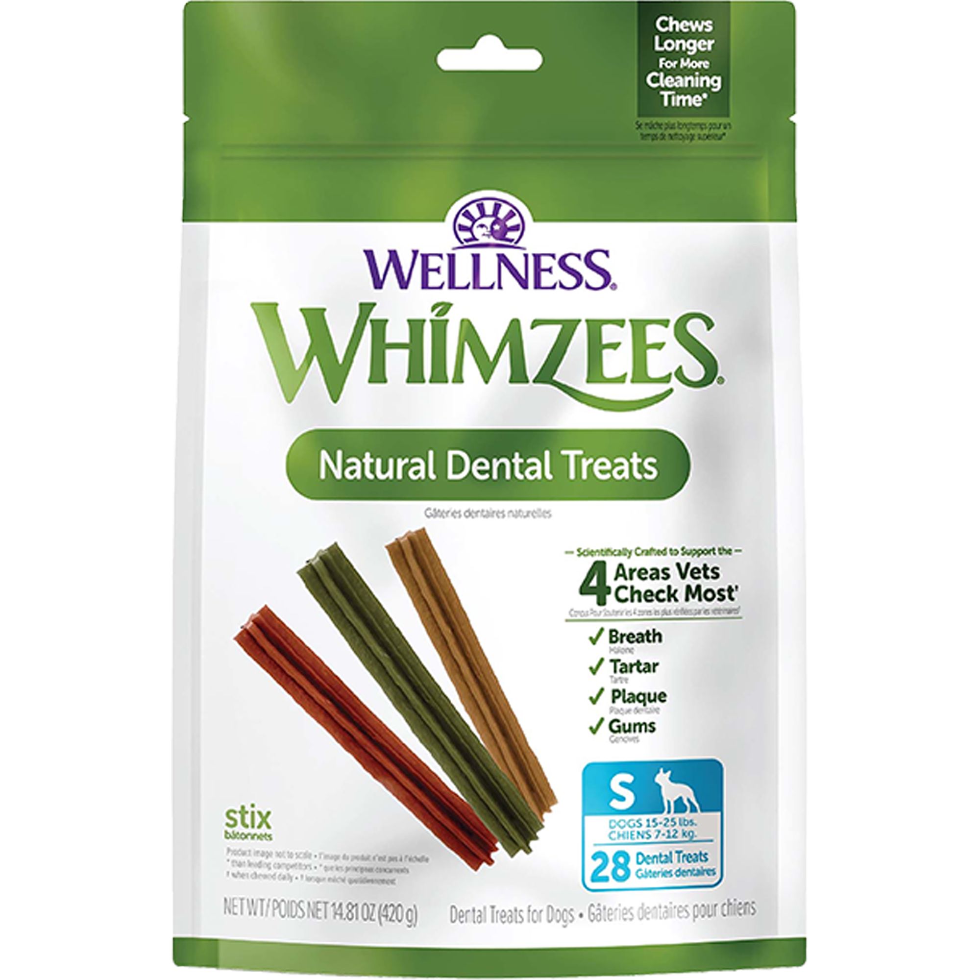WHIMZEES Stix Small Dog Dental Treats Vegetable dog Dental Treats