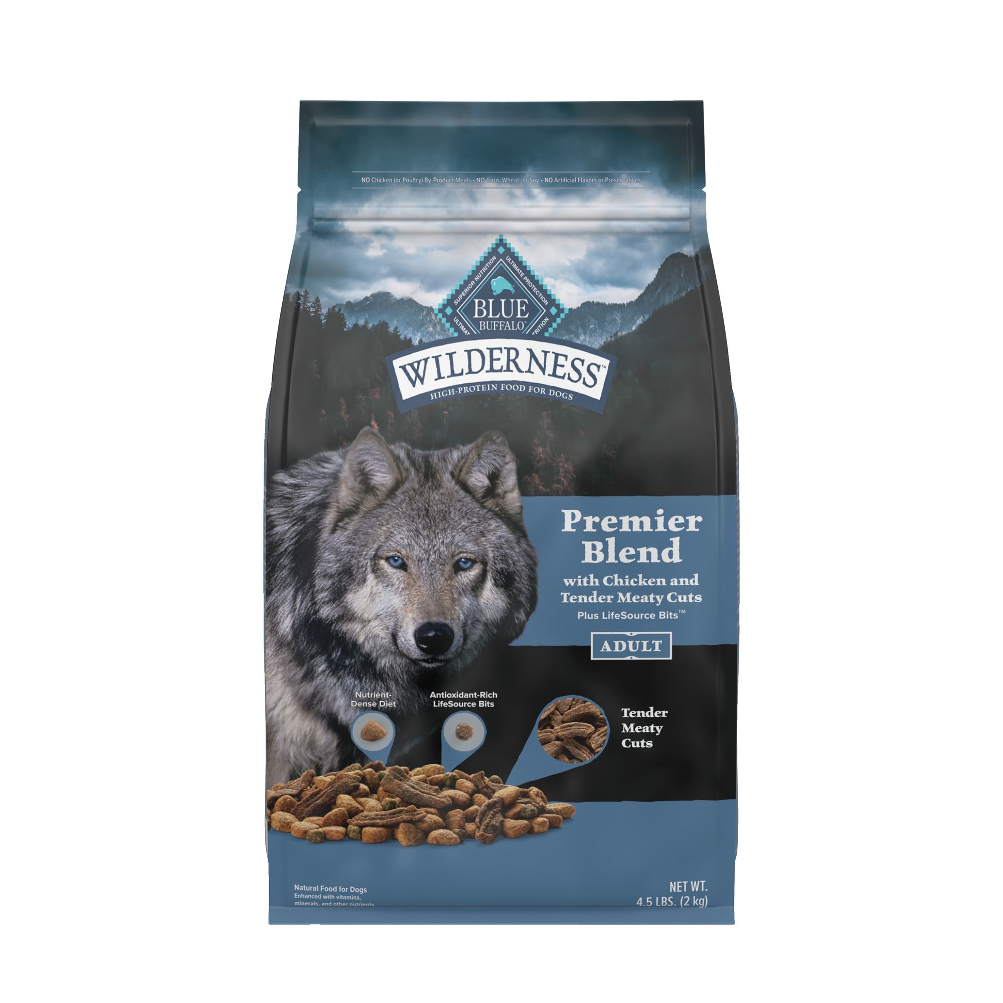 Blue Buffalo® Wilderness™ Premier Blend Adult Dry Dog Food Tender
