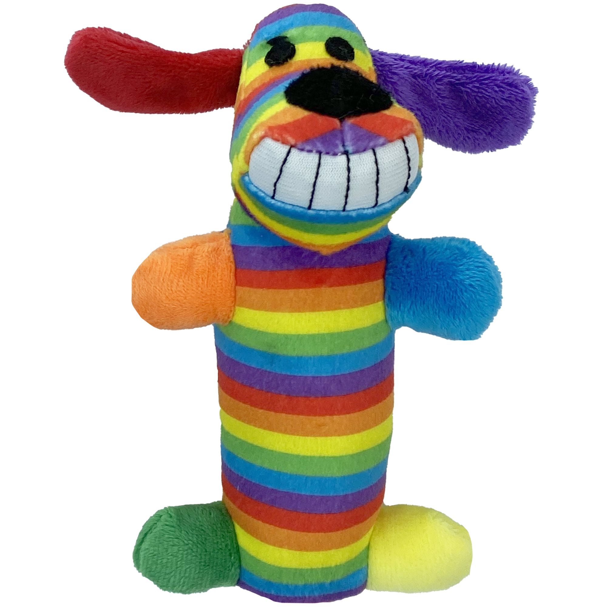 Multipet® Pride Rainbow Bobo Dog Toy dog Plush Toys PetSmart