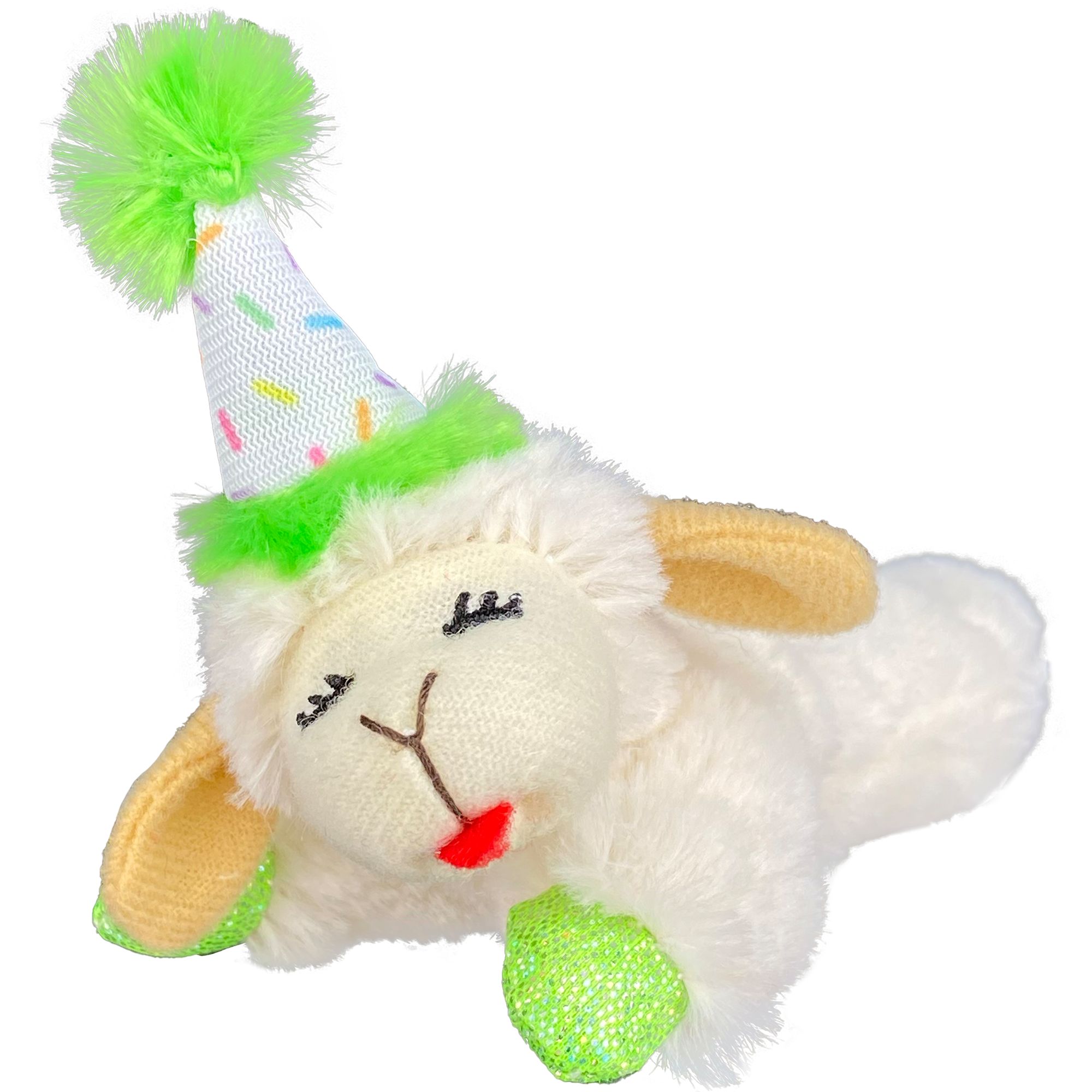 Multipet® Birthday Lamb Chop Cat Toy cat Plush, Balls & Mice PetSmart