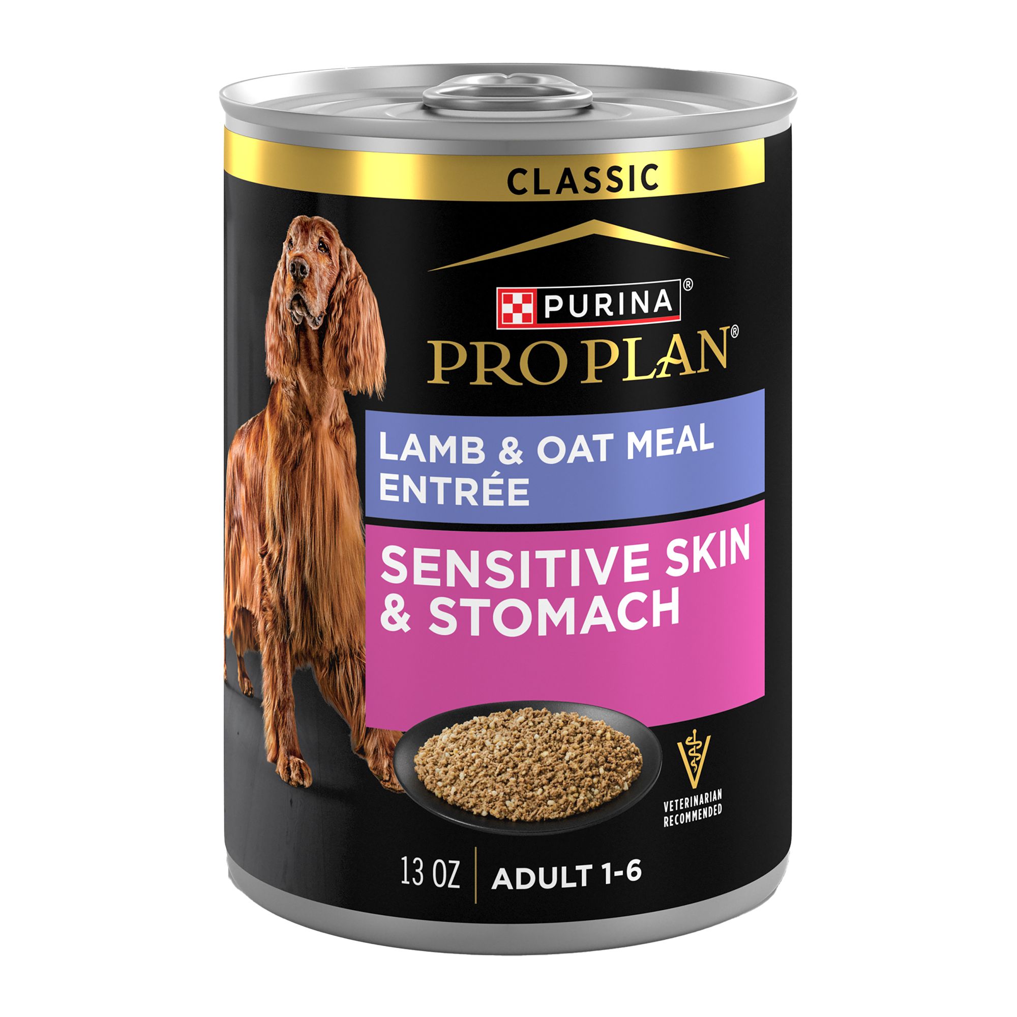 Purina Pro Plan Specialized Sensitive Skin and Stomach Lamb and Oat Meal 13OZ dog Canned Food