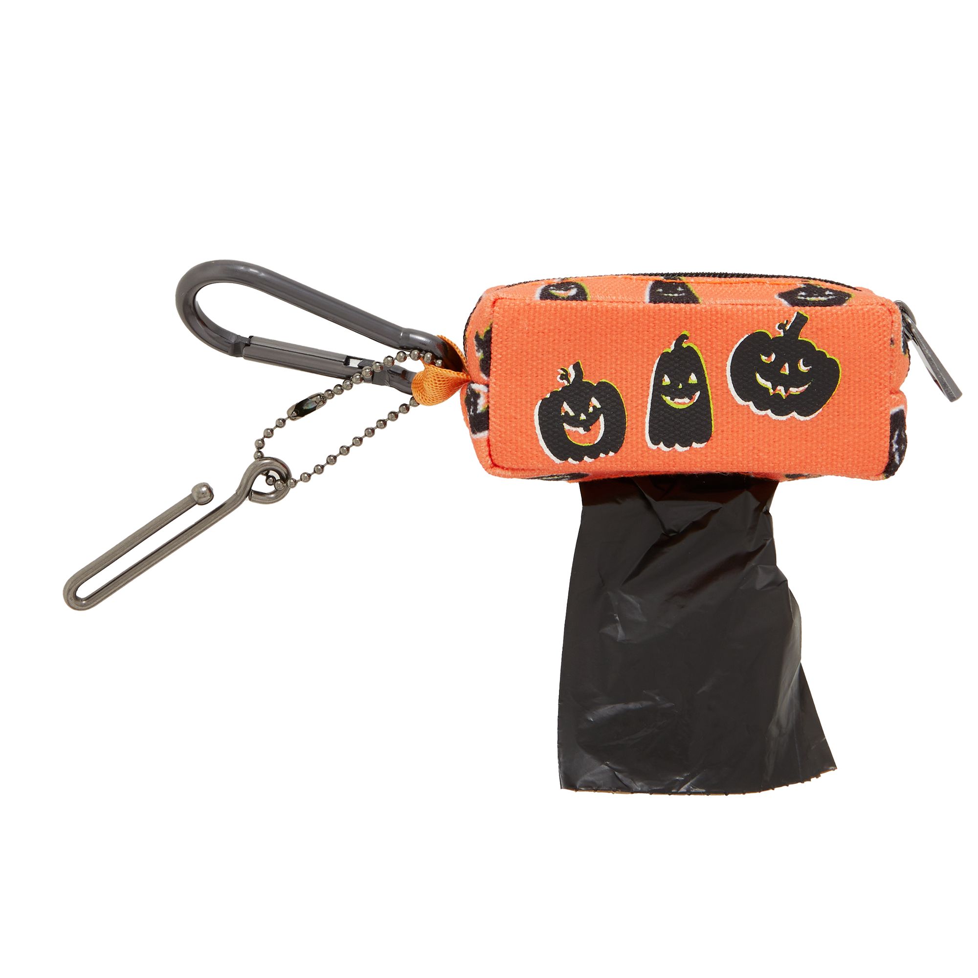 Thrills & Chills Canvas Pumpkin Waste Bag Dispenser dog Waste