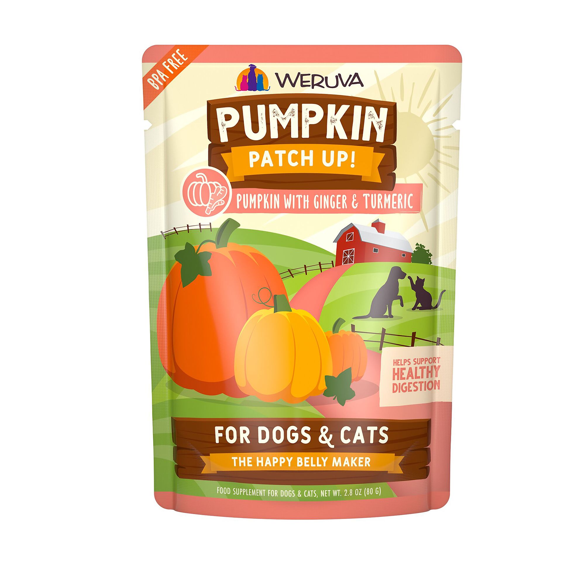 Pumpkin Patch Up! Supplement for Cats and Dogs 2.8 oz, Pureed Pumpkin