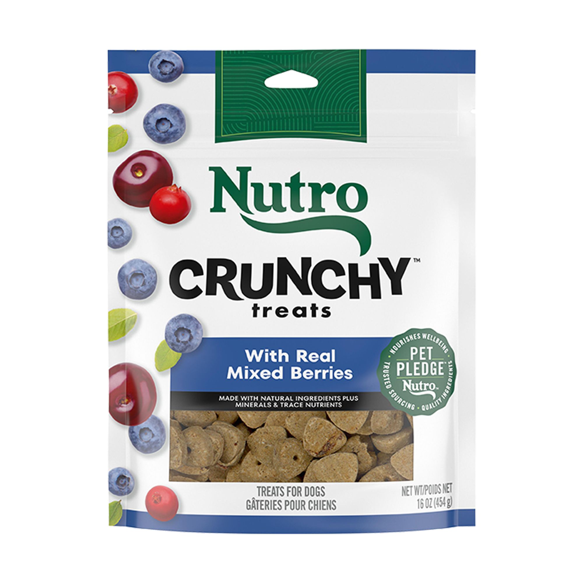 NUTRO Crunchy Adult Dog Treats Mixed Berry