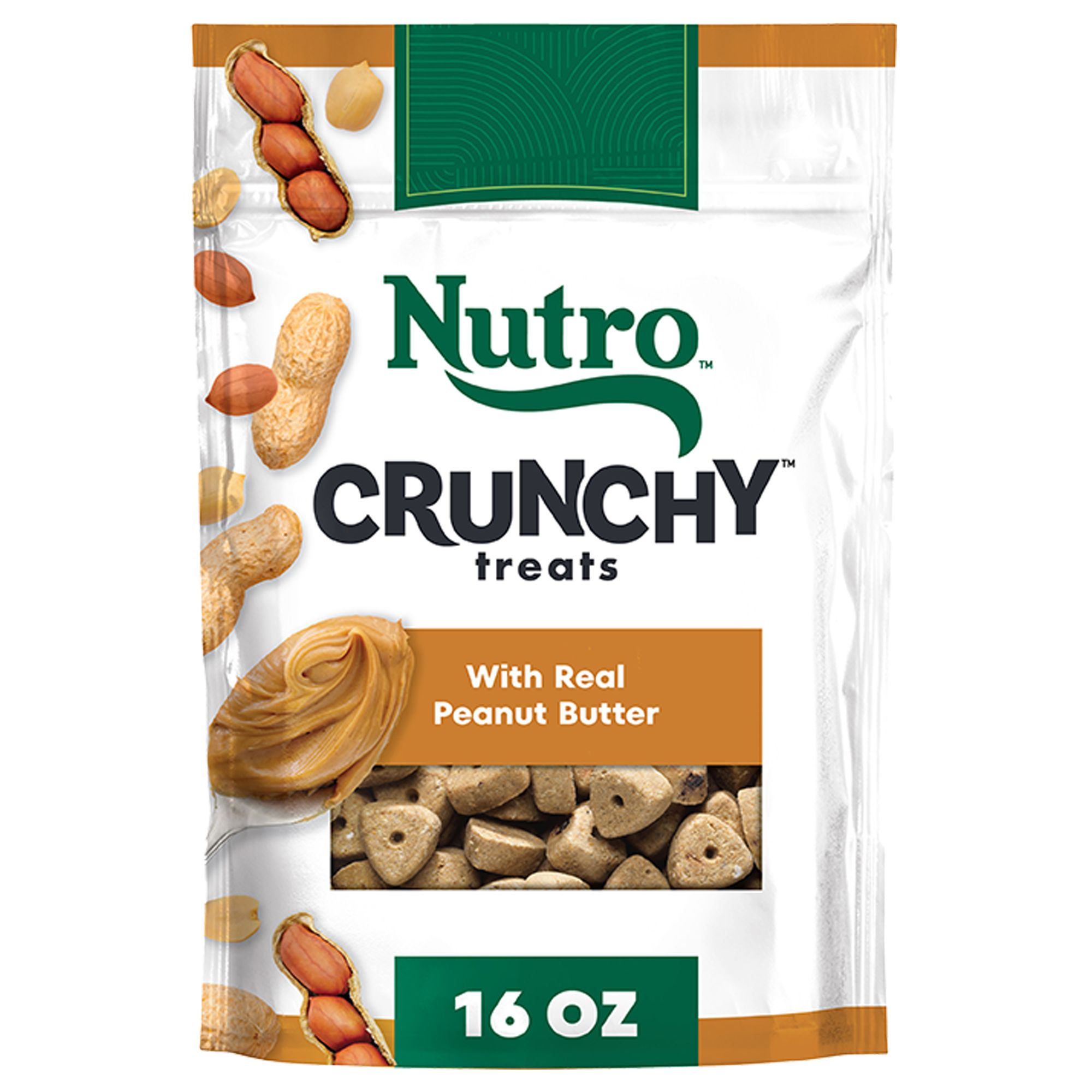 NUTRO Crunchy Adult Dog Treats Peanut Butter