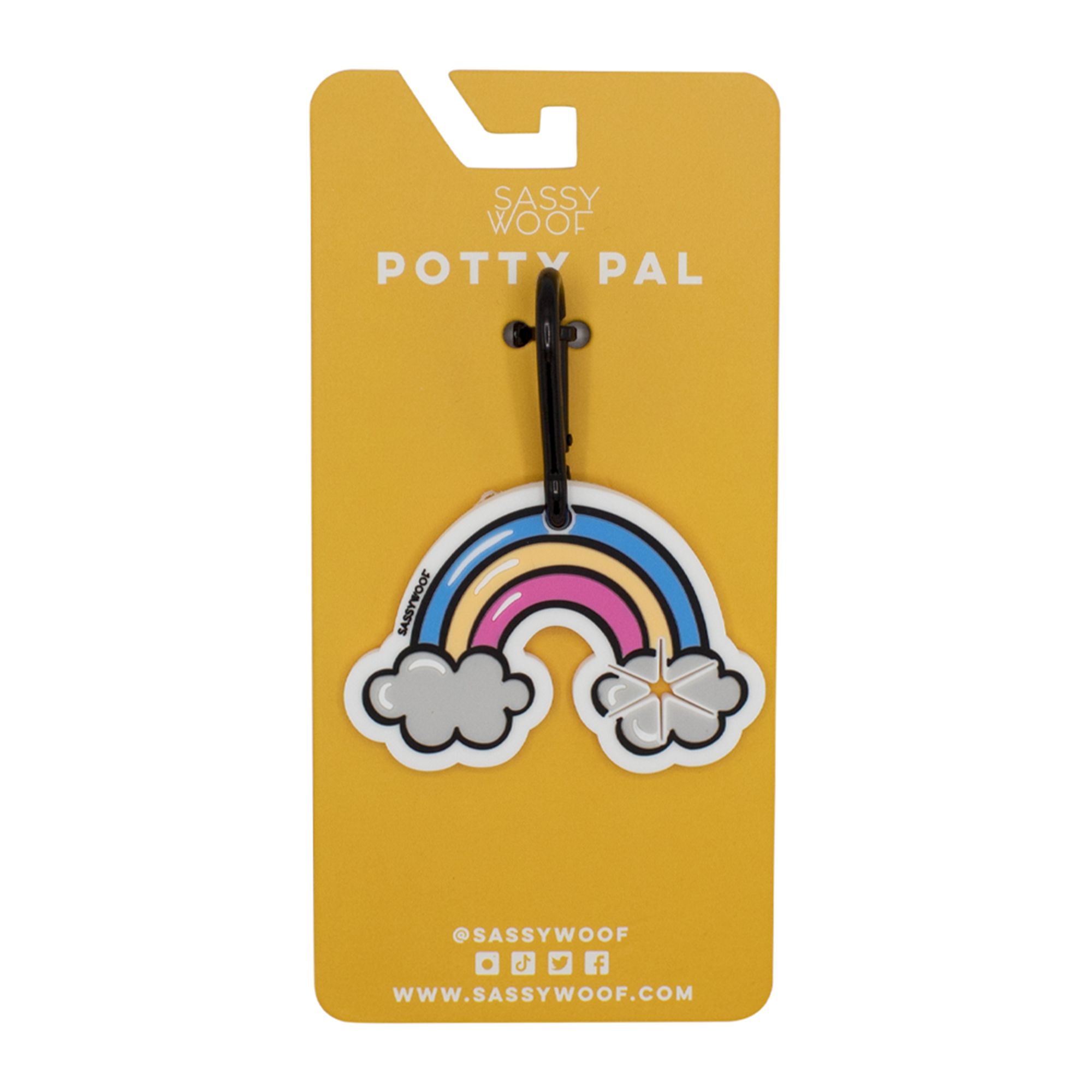 Sassy Woof Rainbow Potty Pal Waste Bag Holder dog Waste Disposal