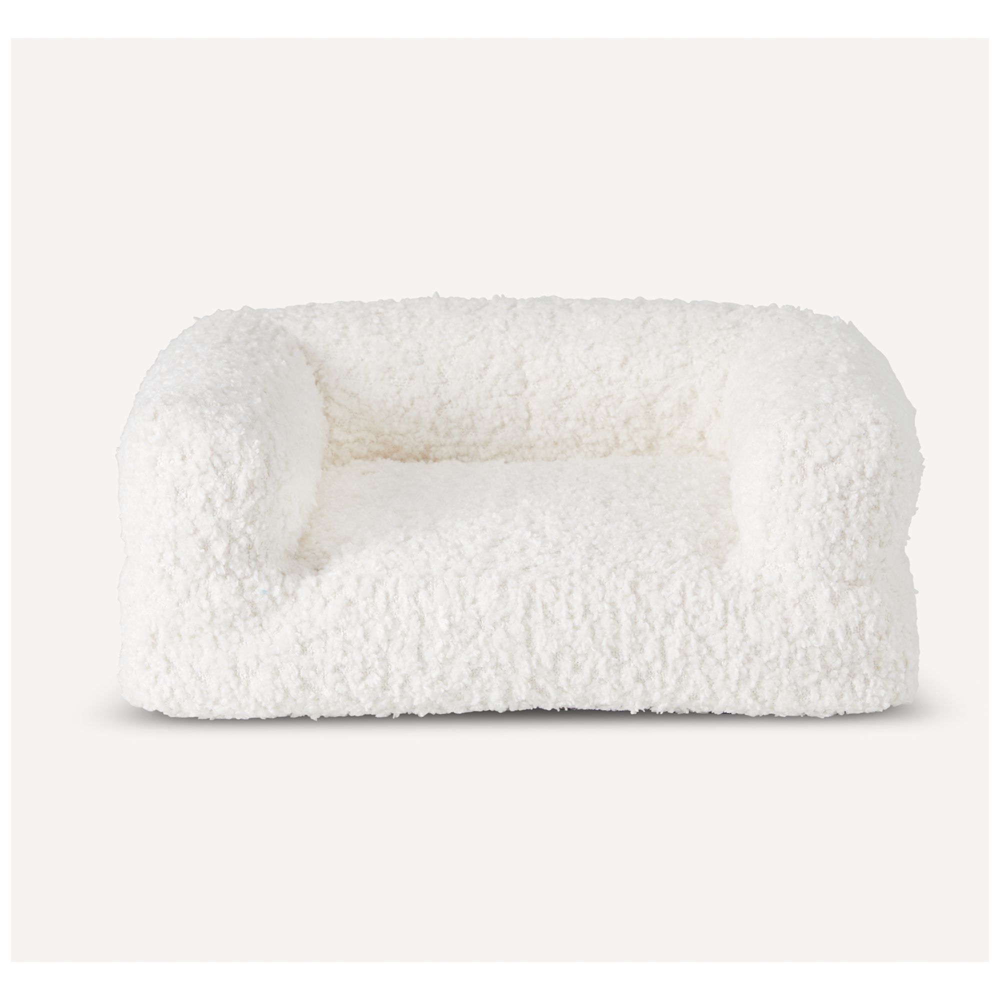 Nate & Jeremiah Cream Boucle Couch small pet Tunnels & Hideouts