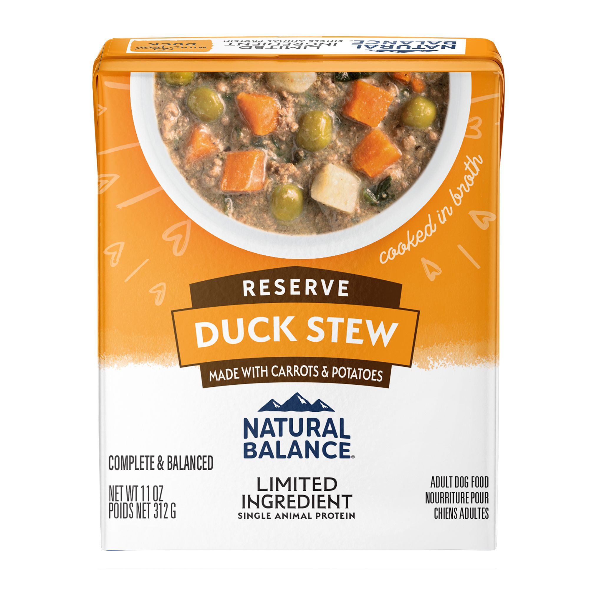 Natural Balance Limited Ingredient Stew Adult Wet Dog Food Grain Free