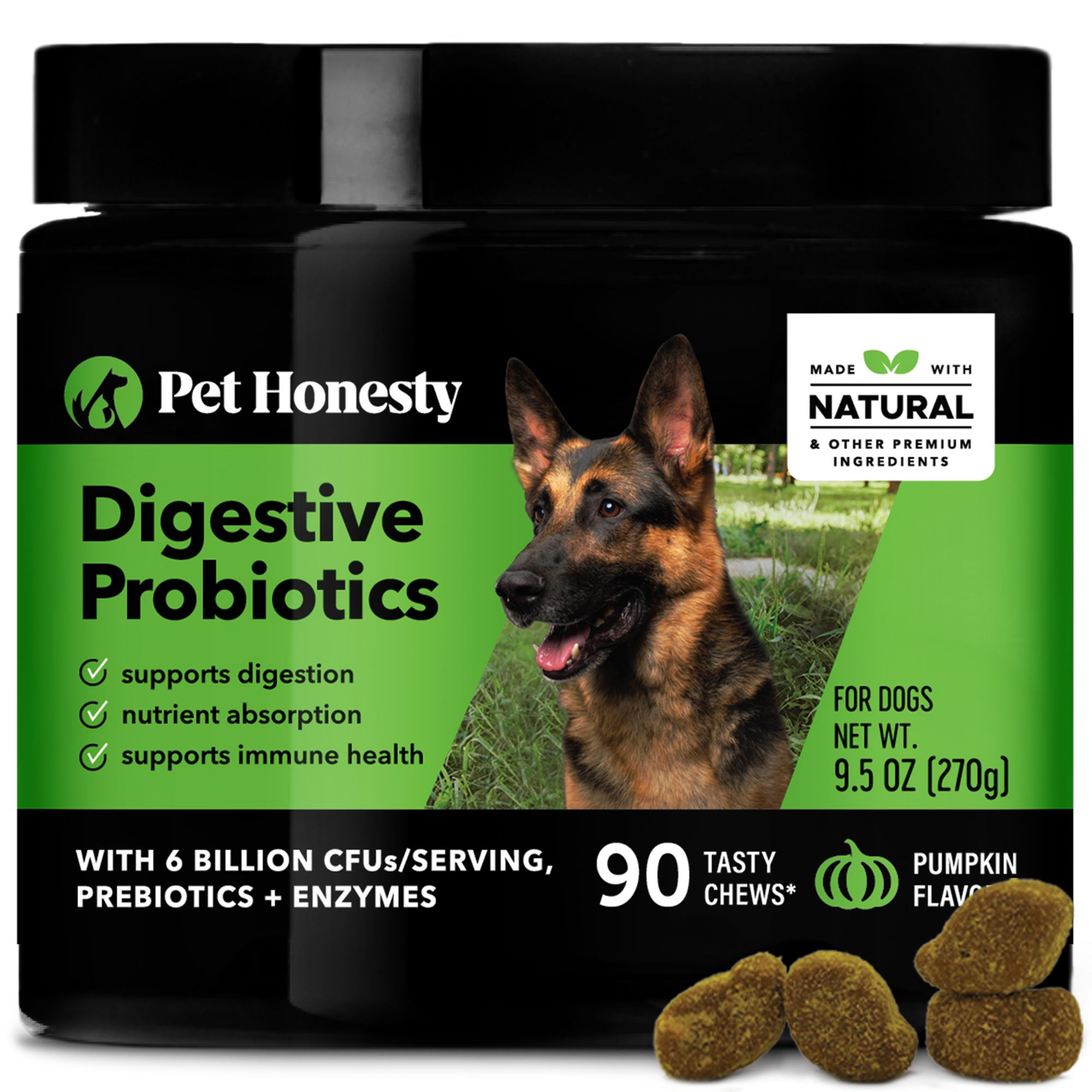 Pet Honesty Digestive Probiotics Soft Chews dog Vitamins