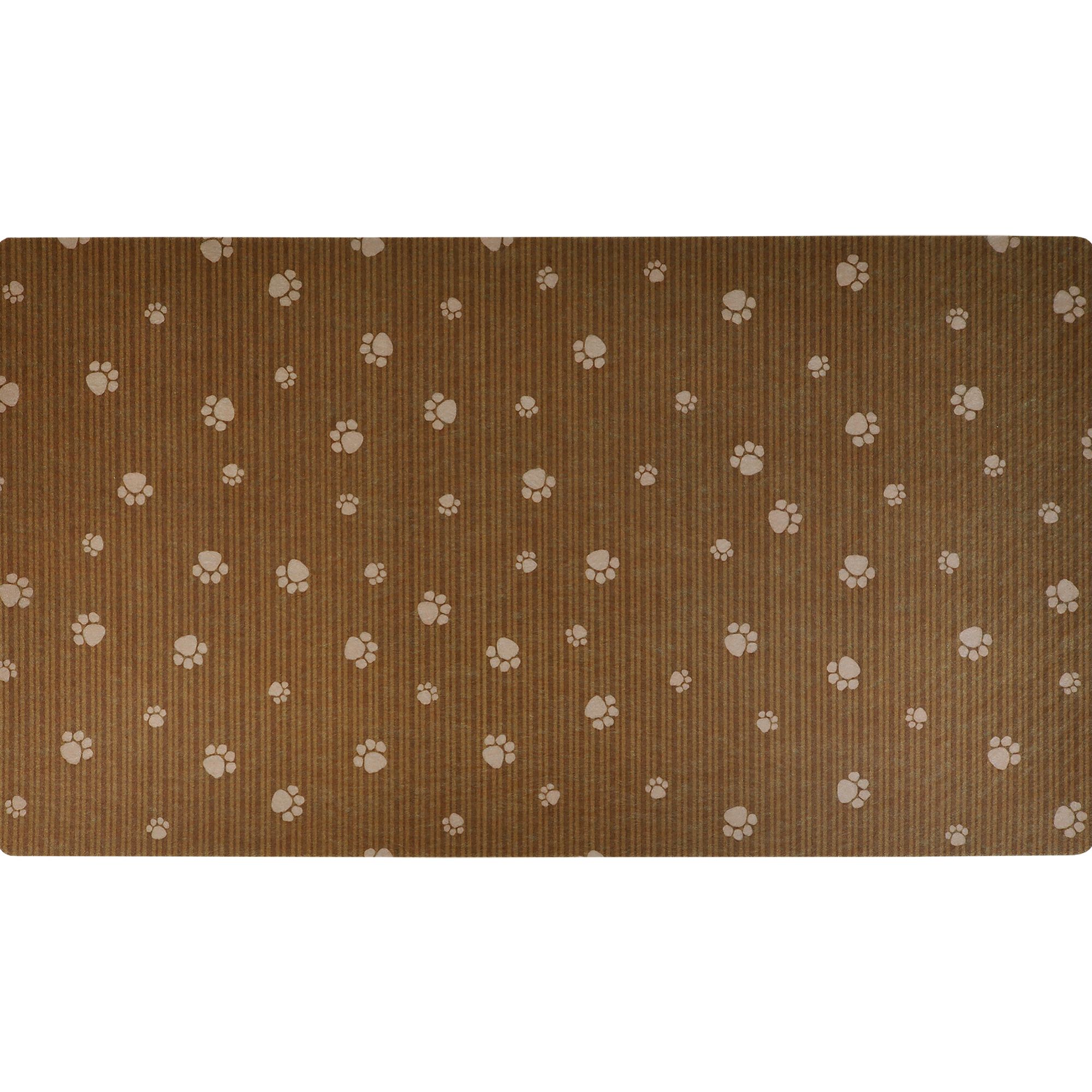 Drymate® Brown Stripe Tan Paw Placemat