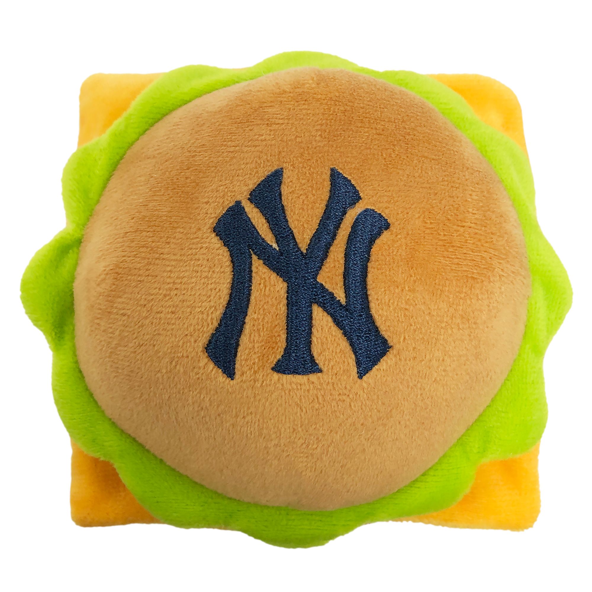 Pets First New York Yankees Plush Hamburger Dog Toy dog Plush Toys