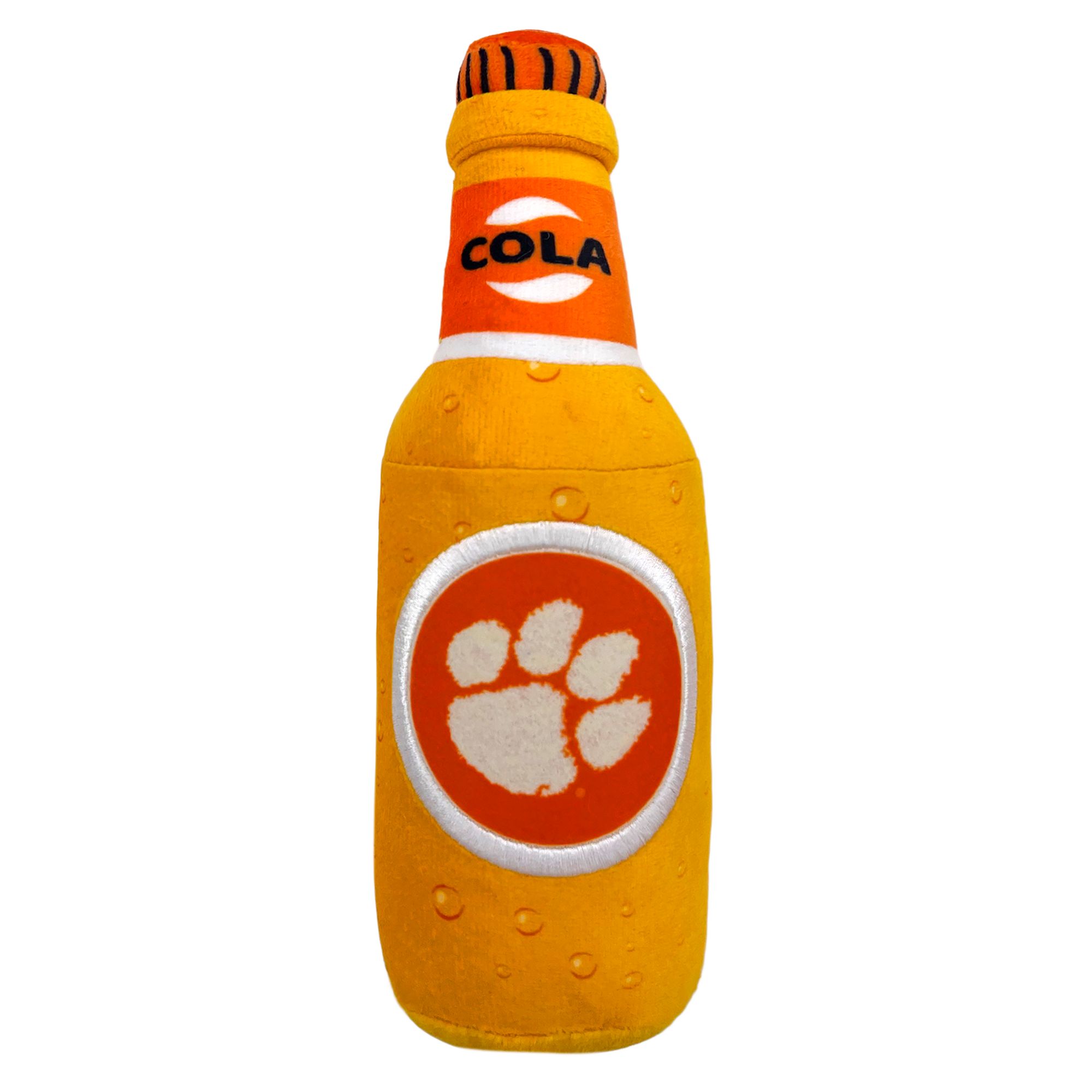 Pets First Clemson Tigers Plush Bottle Dog Toy