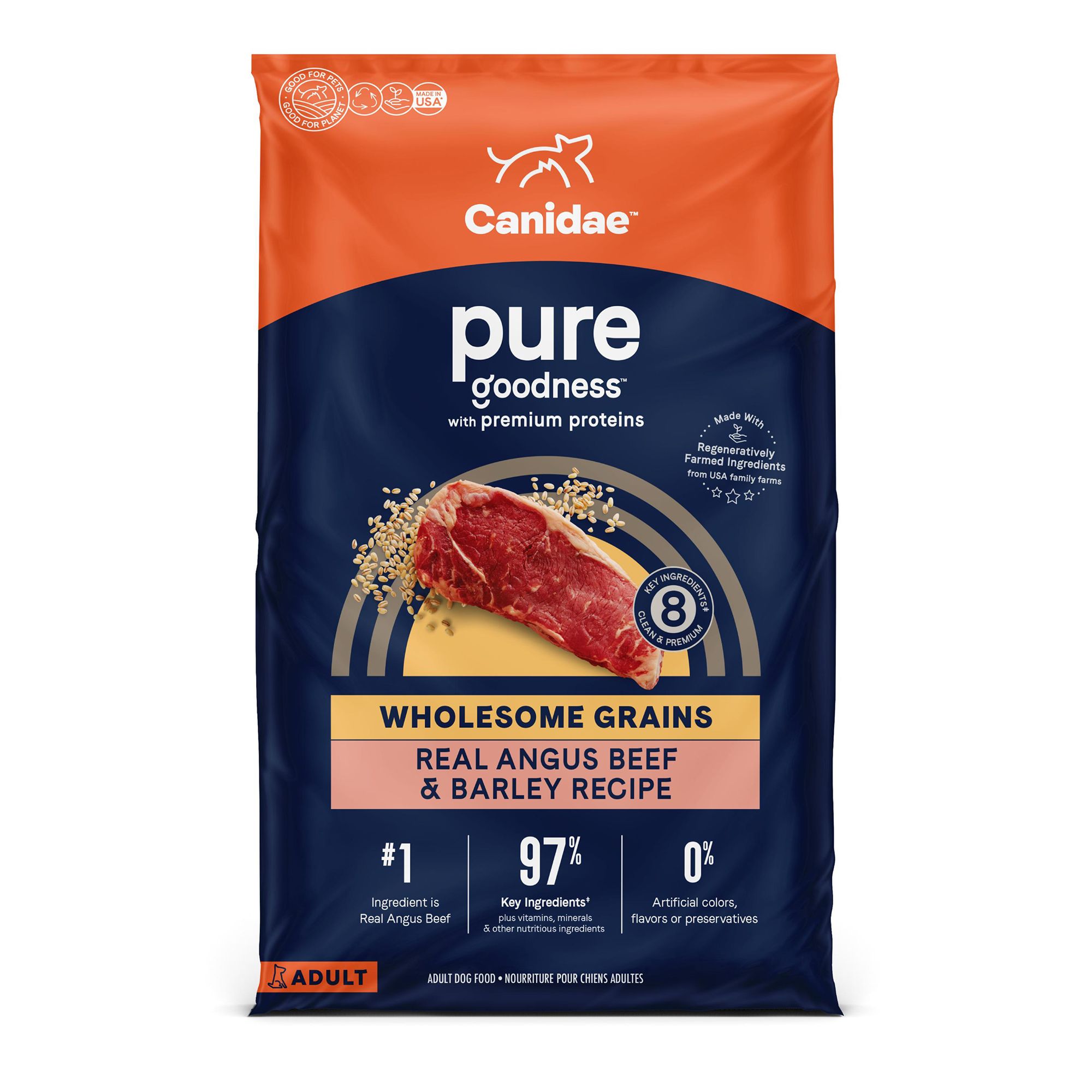 Canidae Pure Adult Dry Dog Food Real Beef & Barley dog Dry Food