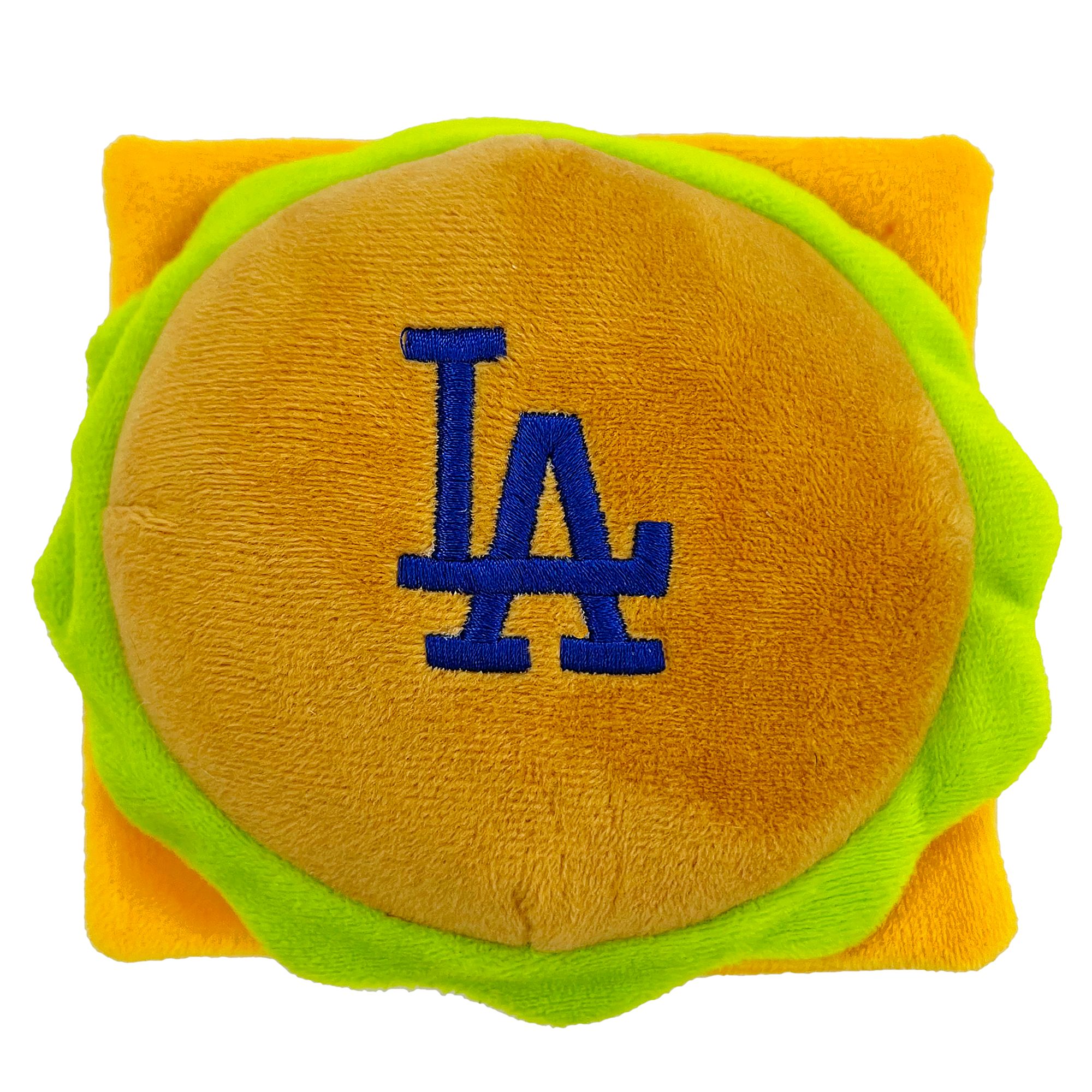 Pets First Los Angeles Dodgers Plush Hamburger Dog Toy dog Plush Toys