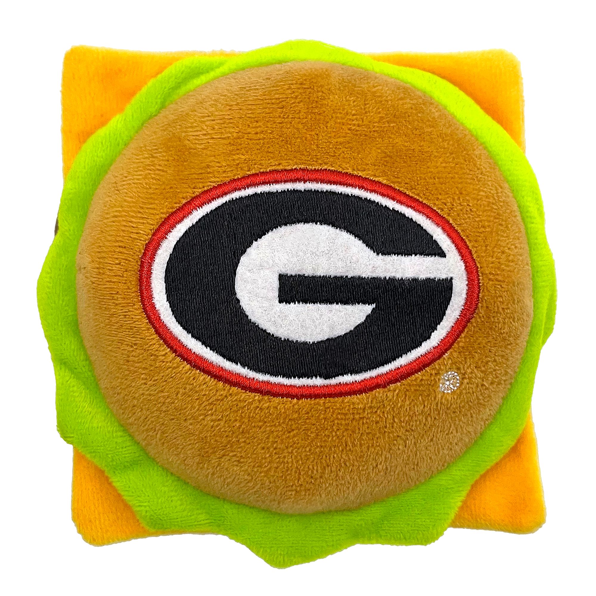 Pets First Plush Hamburger Dog Toy dog Plush Toys PetSmart