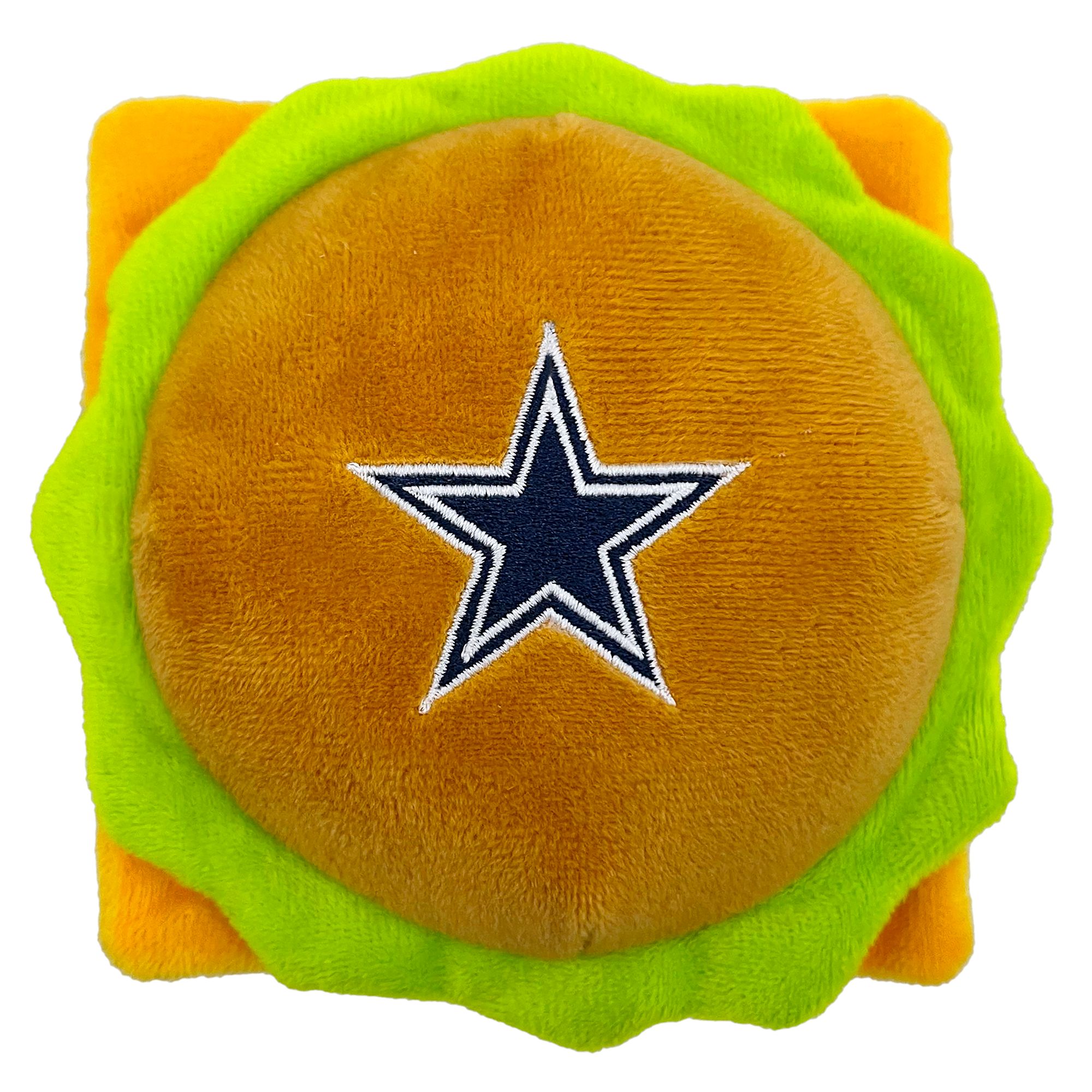 Pets First Dallas Cowboys Plush Hamburger Dog Toy dog Plush Toys