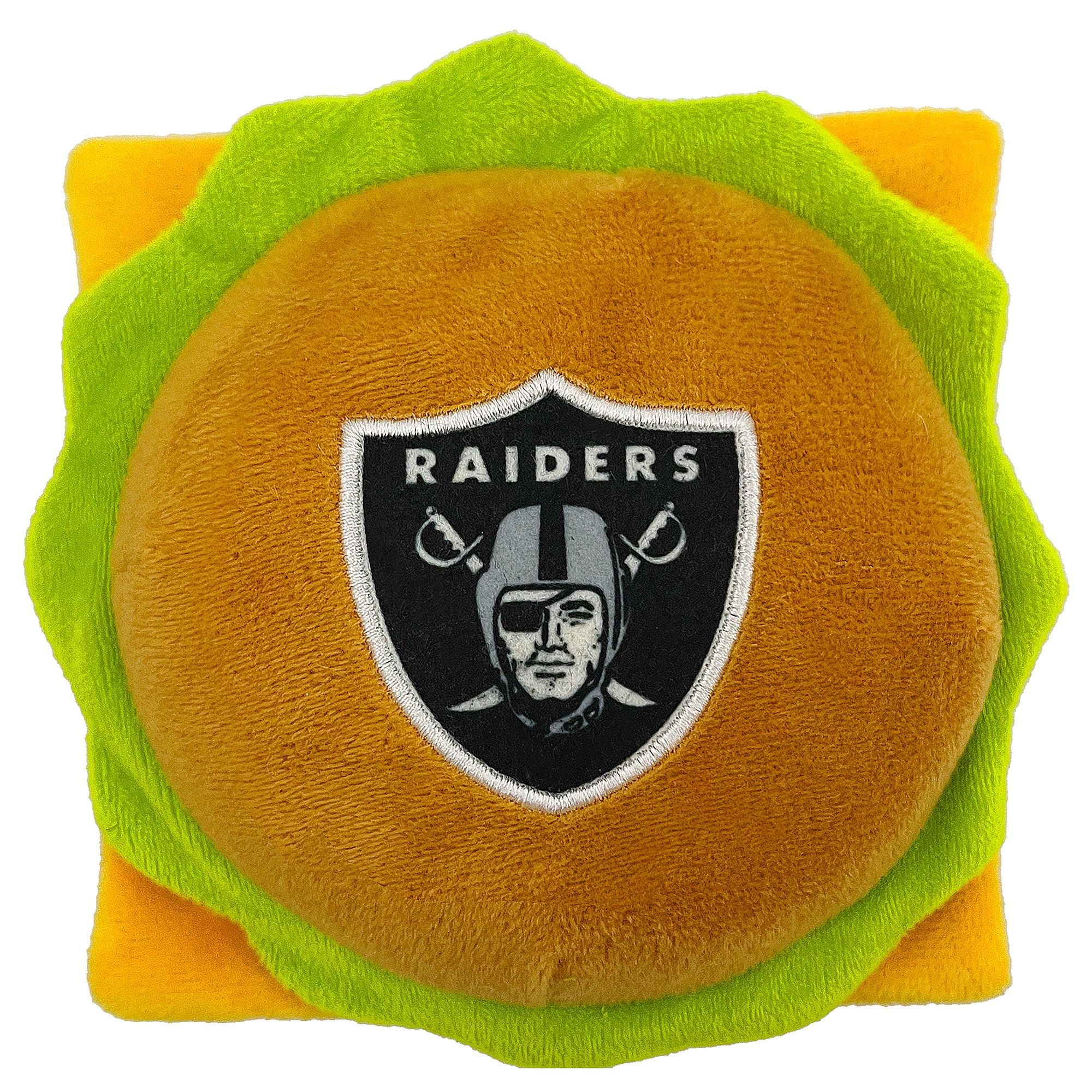 Pets First Las Vegas Raiders Plush Hamburger Dog Toy dog Plush Toys
