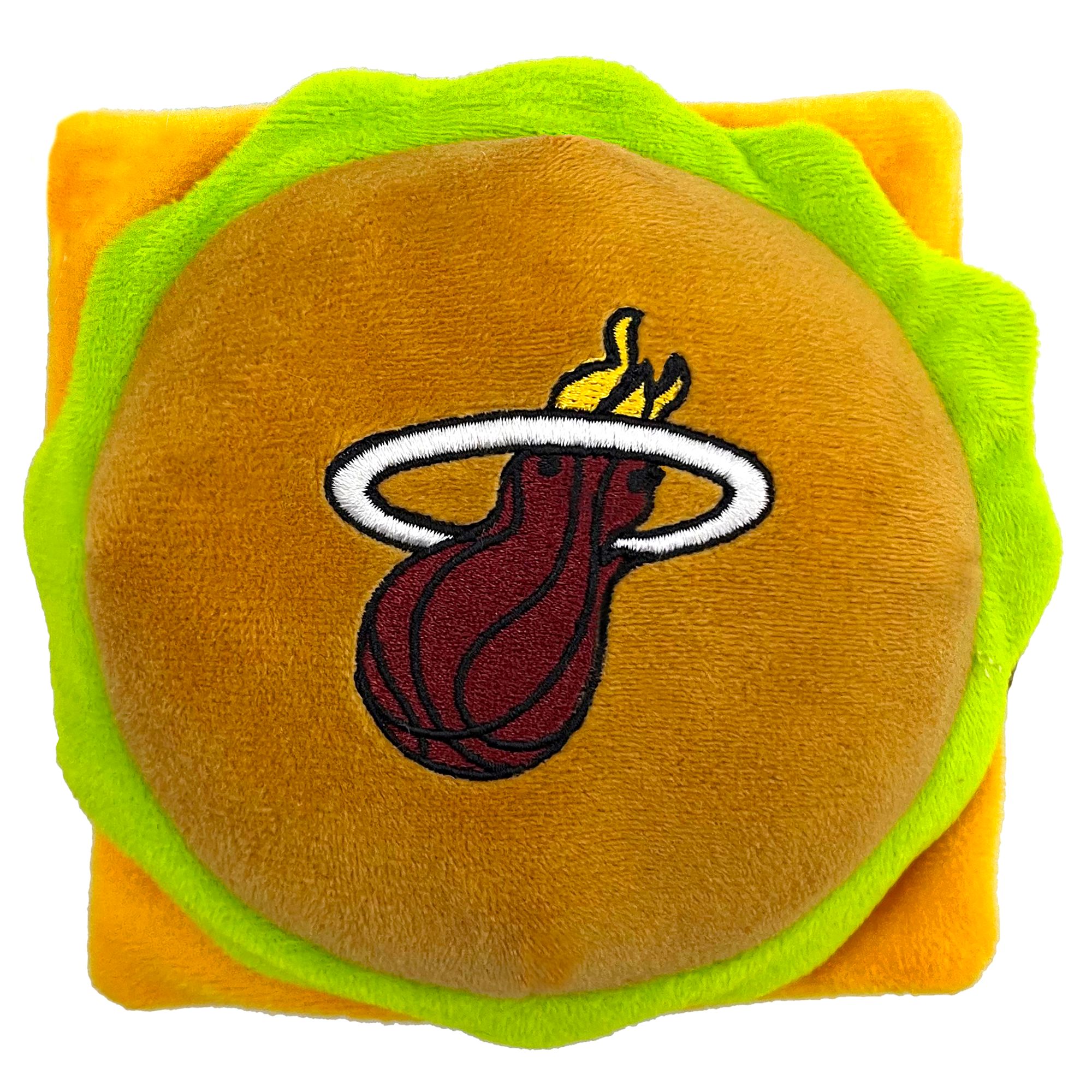 Pets First Miami Heat Plush Hamburger Dog Toy dog Plush Toys PetSmart