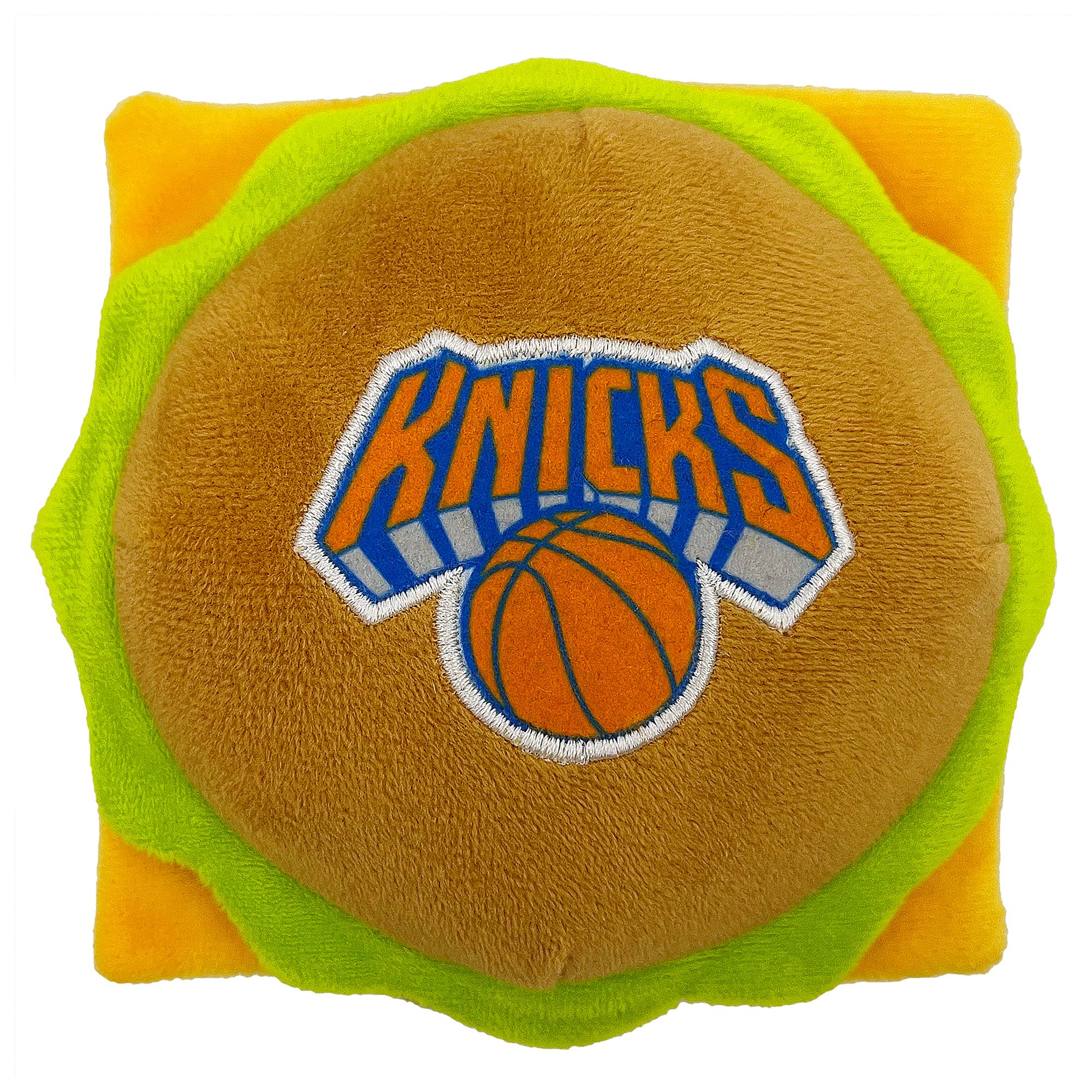 Pets First New York Knicks Plush Hamburger Dog Toy dog Plush Toys