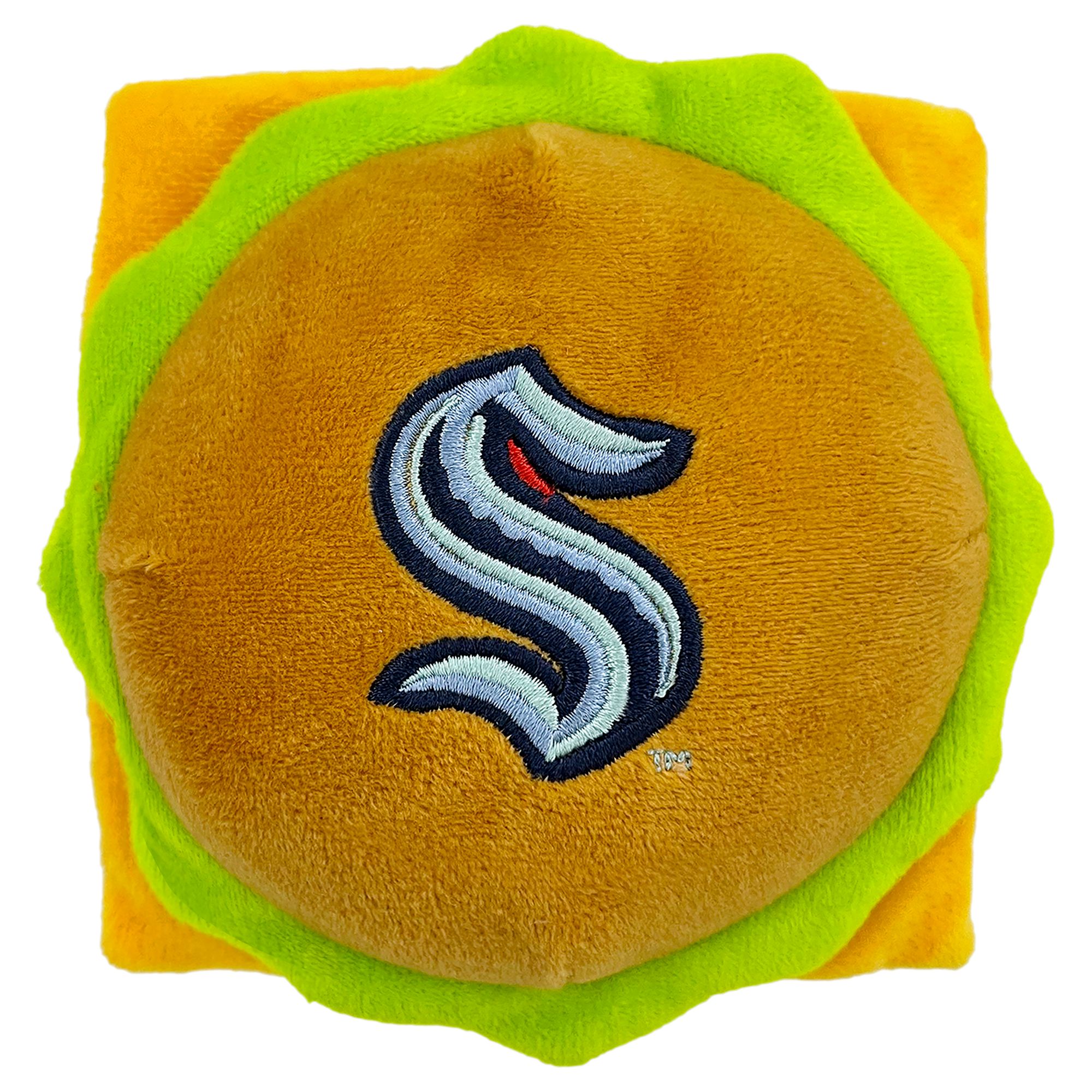 Pets First Seattle Krakens Plush Hamburger Dog Toy dog Plush Toys