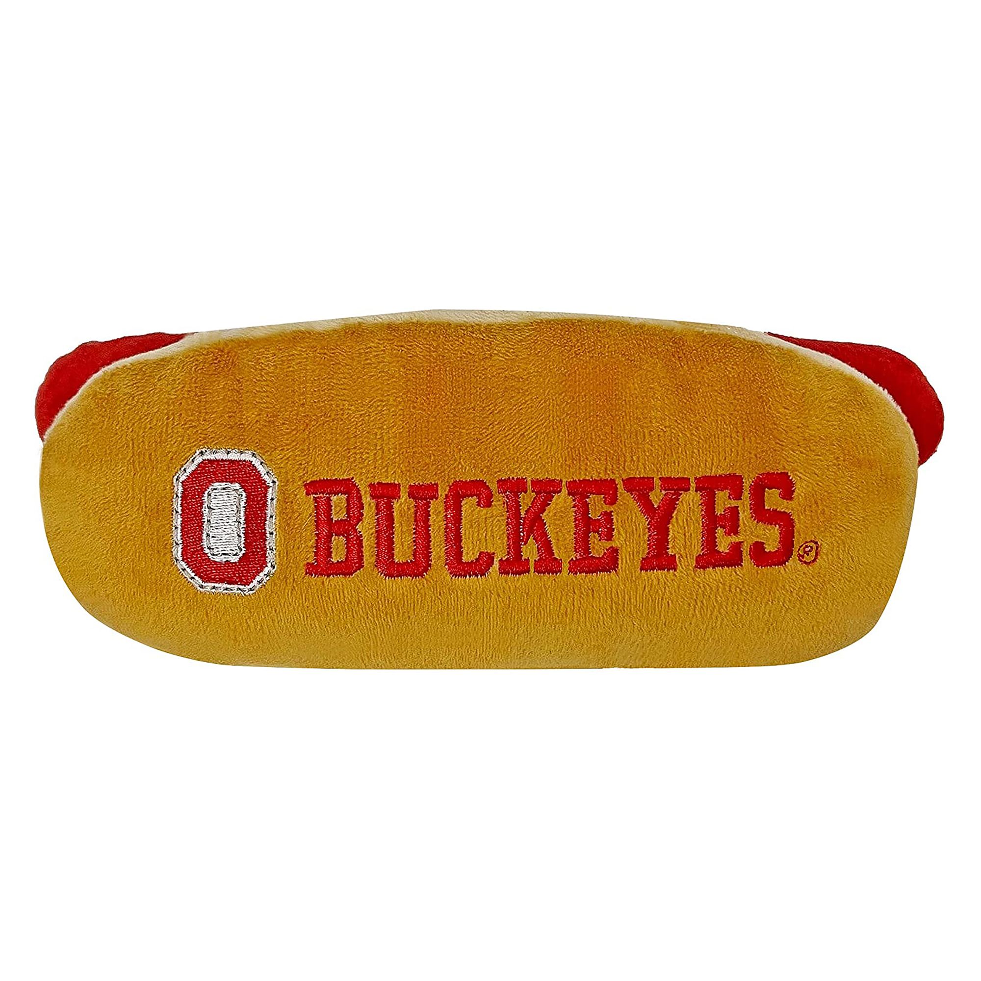 Pets First Ohio State Buckeyes Plush Hot Dog Dog Toy dog Plush Toys