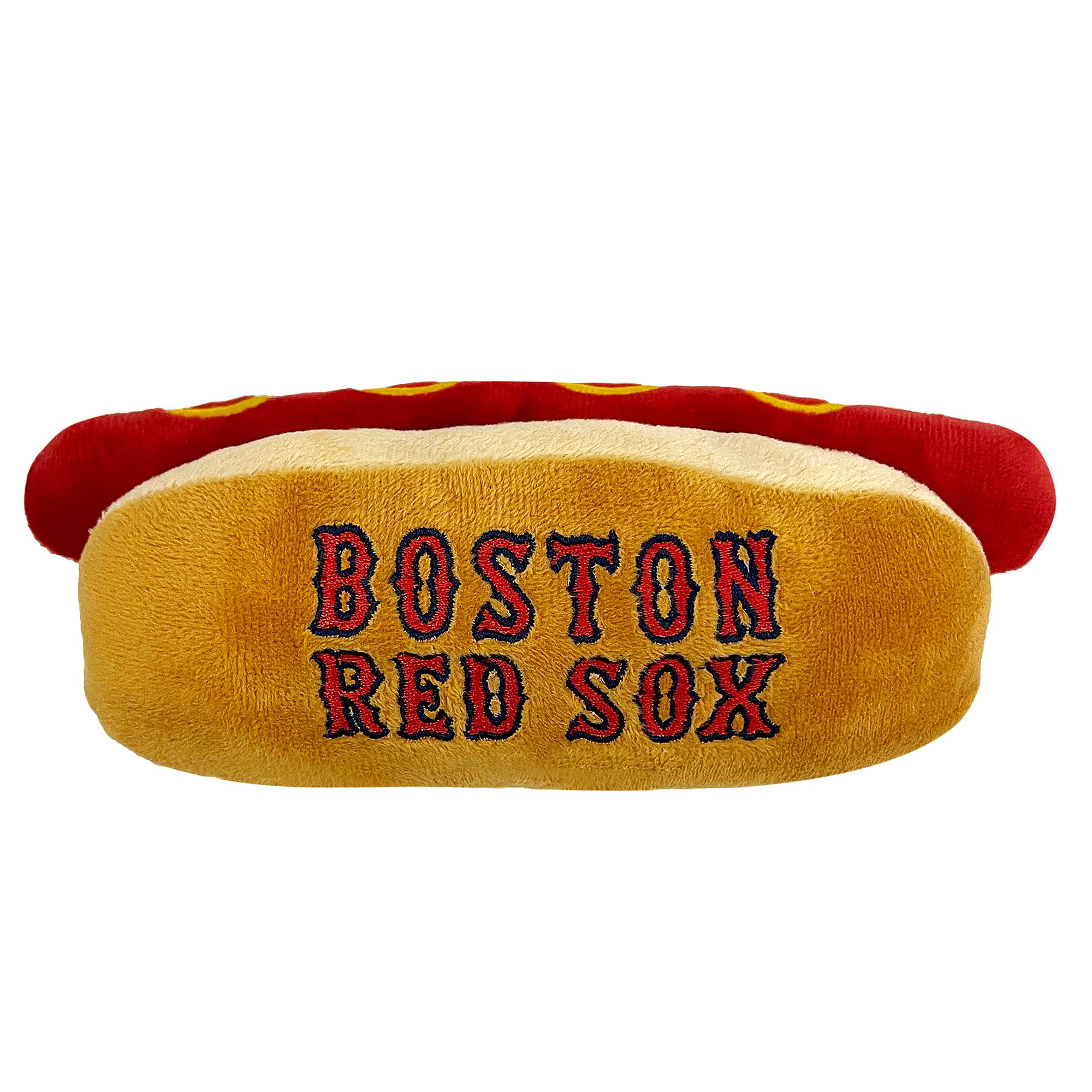 Pets First Boston Red Sox Plush Hot Dog Dog Toy dog Plush Toys PetSmart