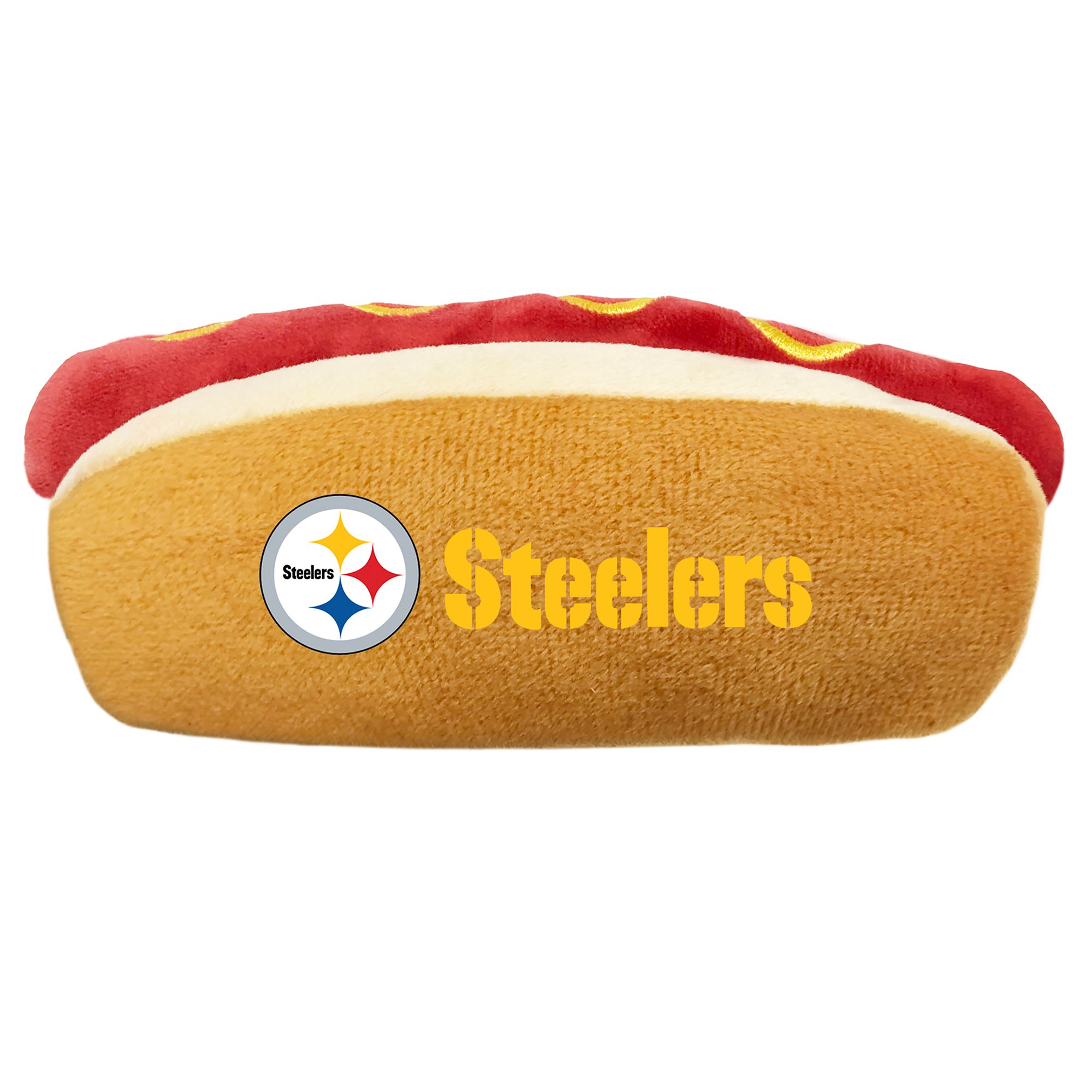 Pets First Pittsburgh Steelers Plush Hot Dog Dog Toy dog Plush Toys