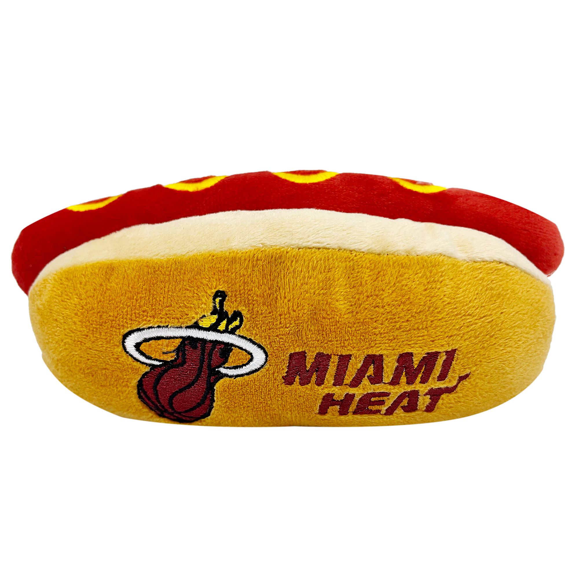 Pets First Miami Heat Plush Hot Dog Dog Toy