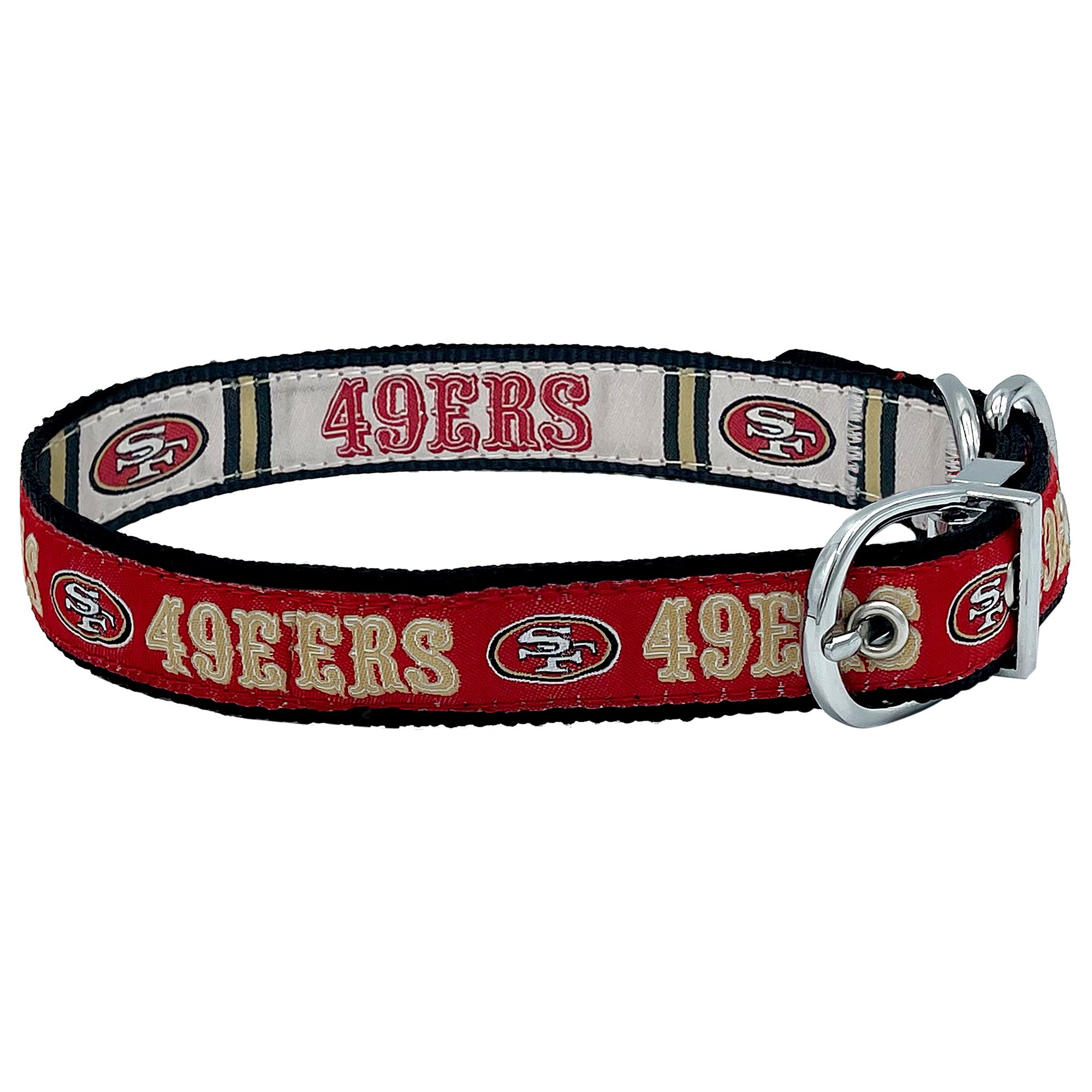 Pets First 49ers Reversible Dog Collar dog Collars PetSmart