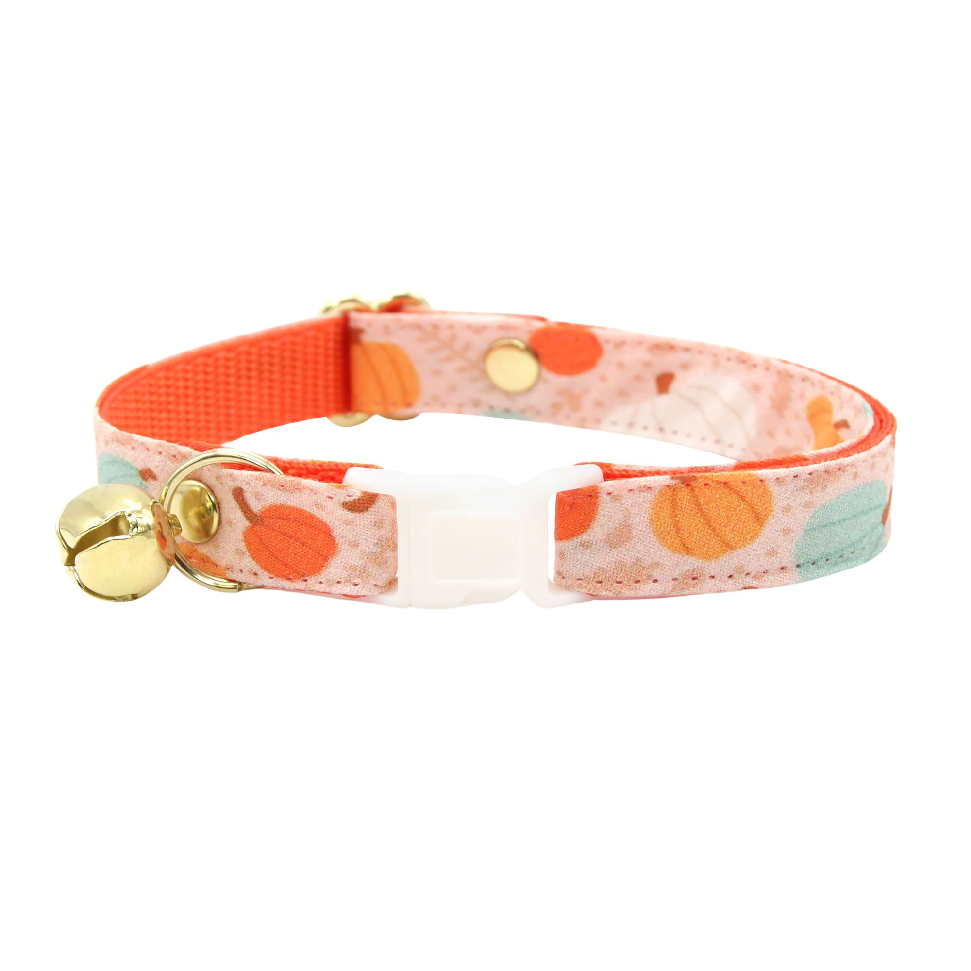 Made By Cleo® Gourd Times Orange Fall Pumpkin Breakaway Cat Collar
