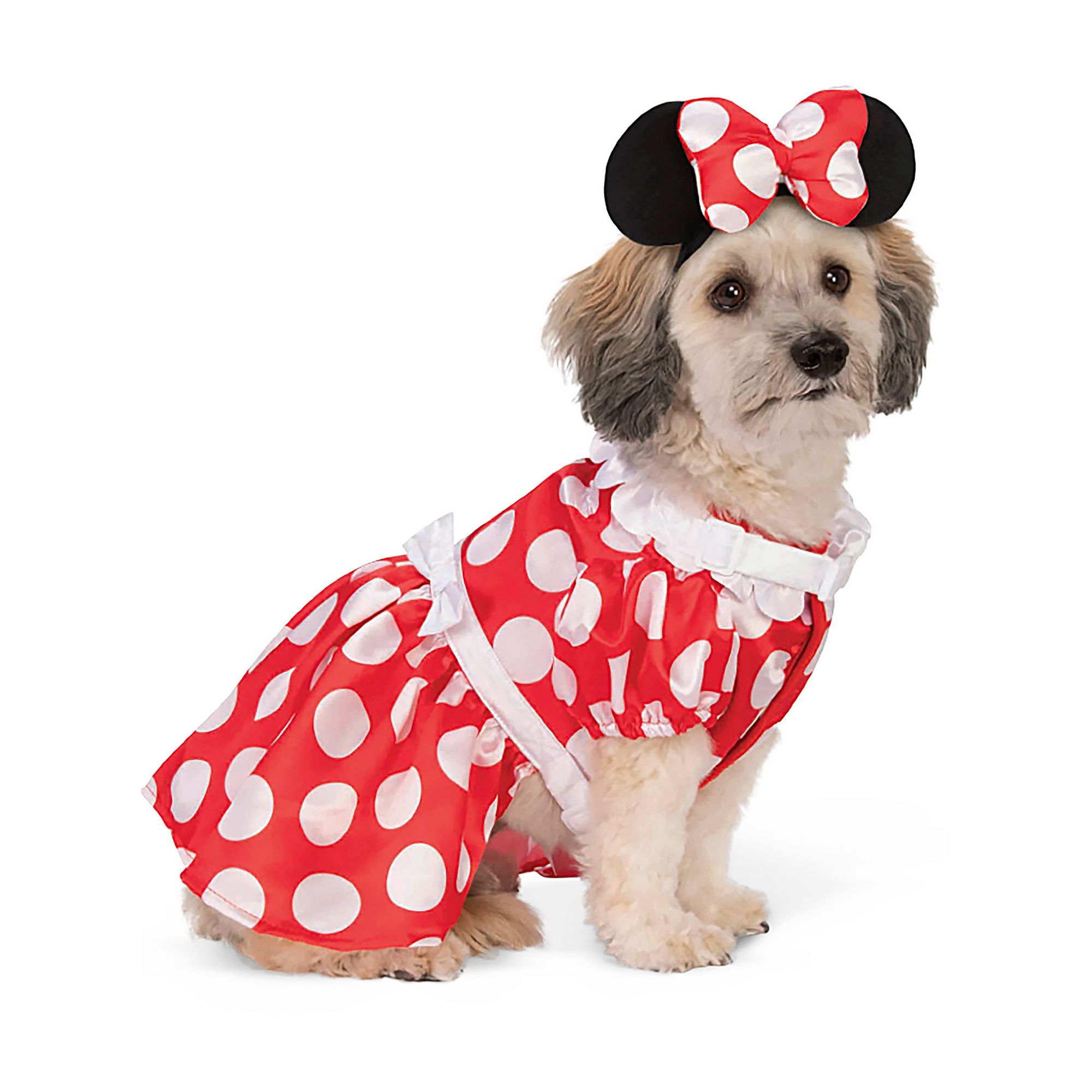 Rubie's Pet Shop Halloween Minnie Mouse Dog & Cat Costume with Harness dog Costumes PetSmart