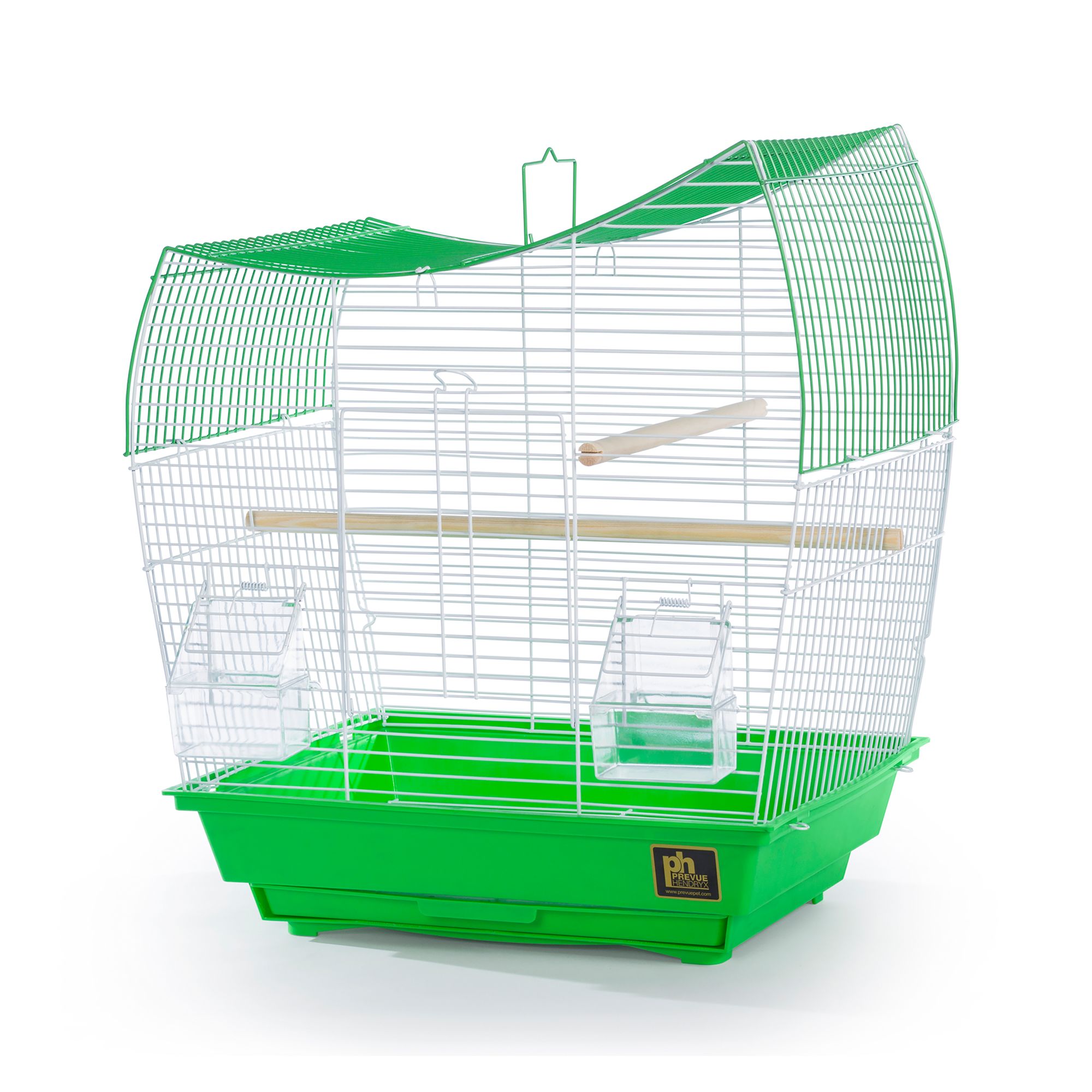 Prevue Pet Products South Beach Wave Top Bird Cage Lime Green bird Cages PetSmart