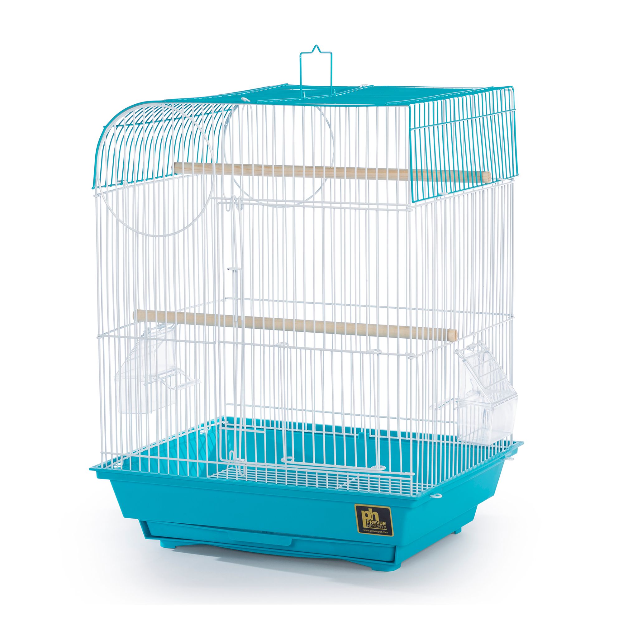 Prevue Pet Products South Beach Flat Top Bird Cage Teal bird Cages PetSmart