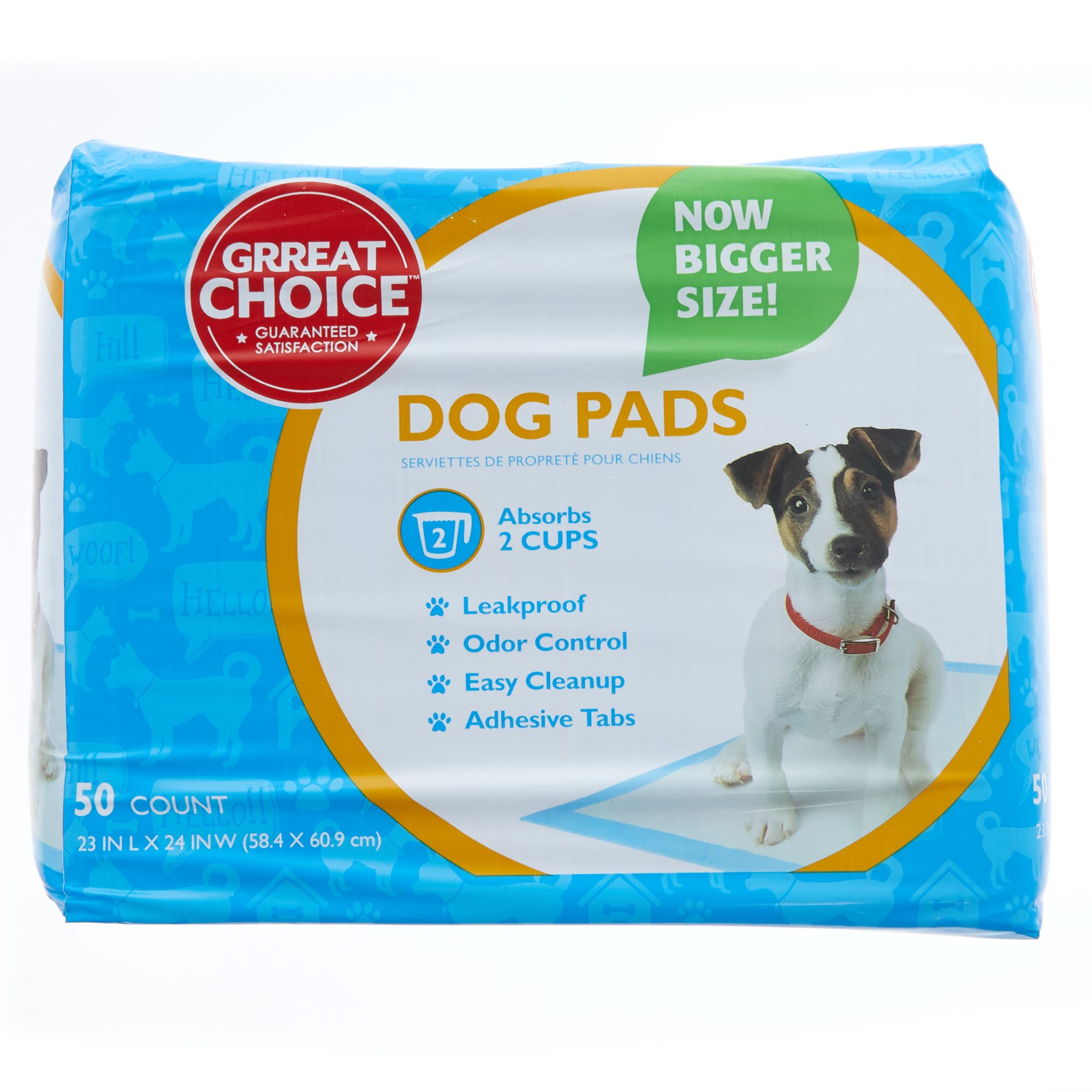 Great Choice® Dog Pads 23"L x 24"W dog Potty Training PetSmart