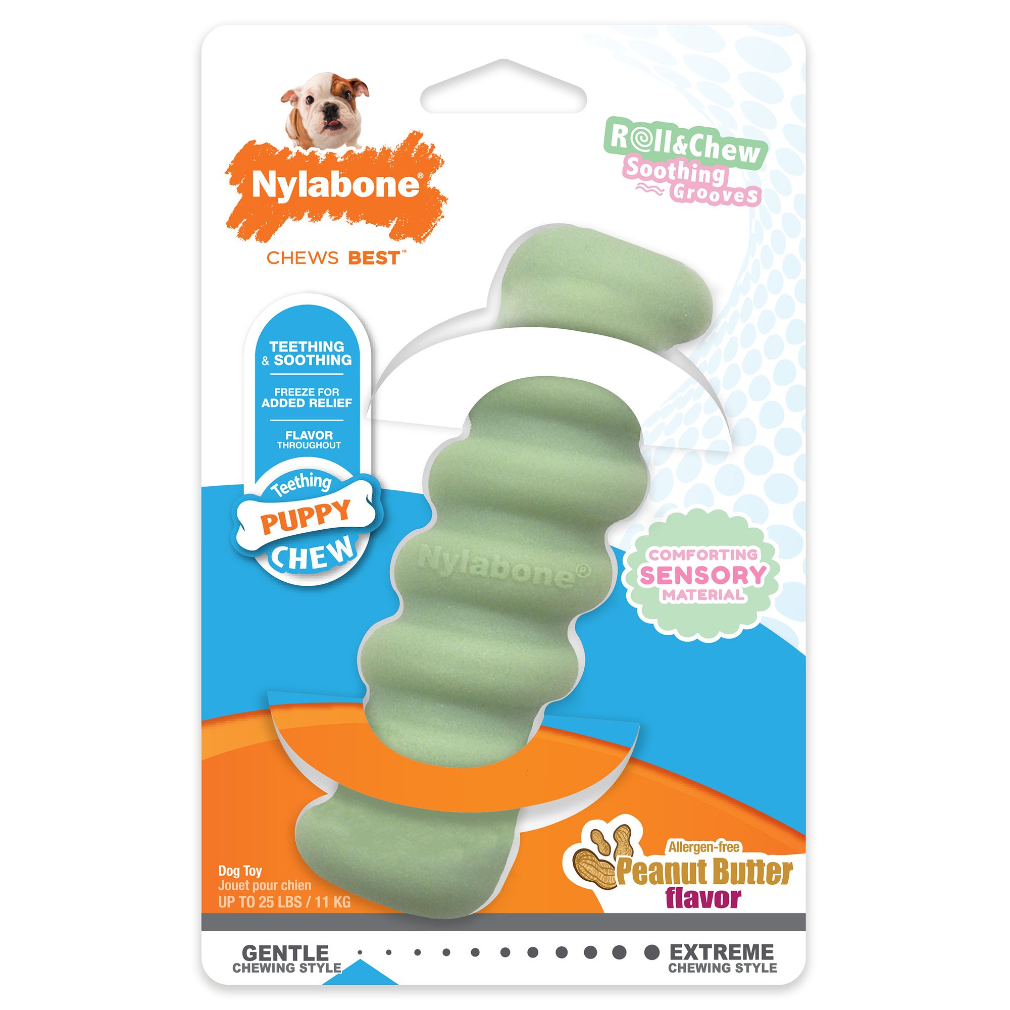 Nylabone® Sensory Material Puppy Teething Stick dog Chew Toys PetSmart