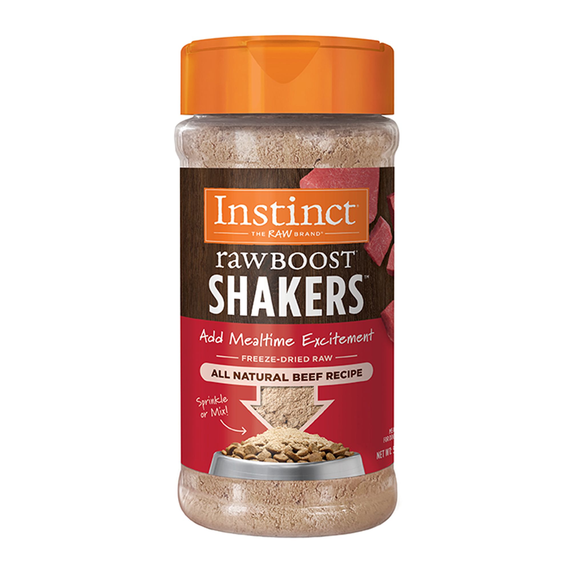 Instinct RawBoost Shakers Dog Food Topper Freeze Dried Raw, Grain