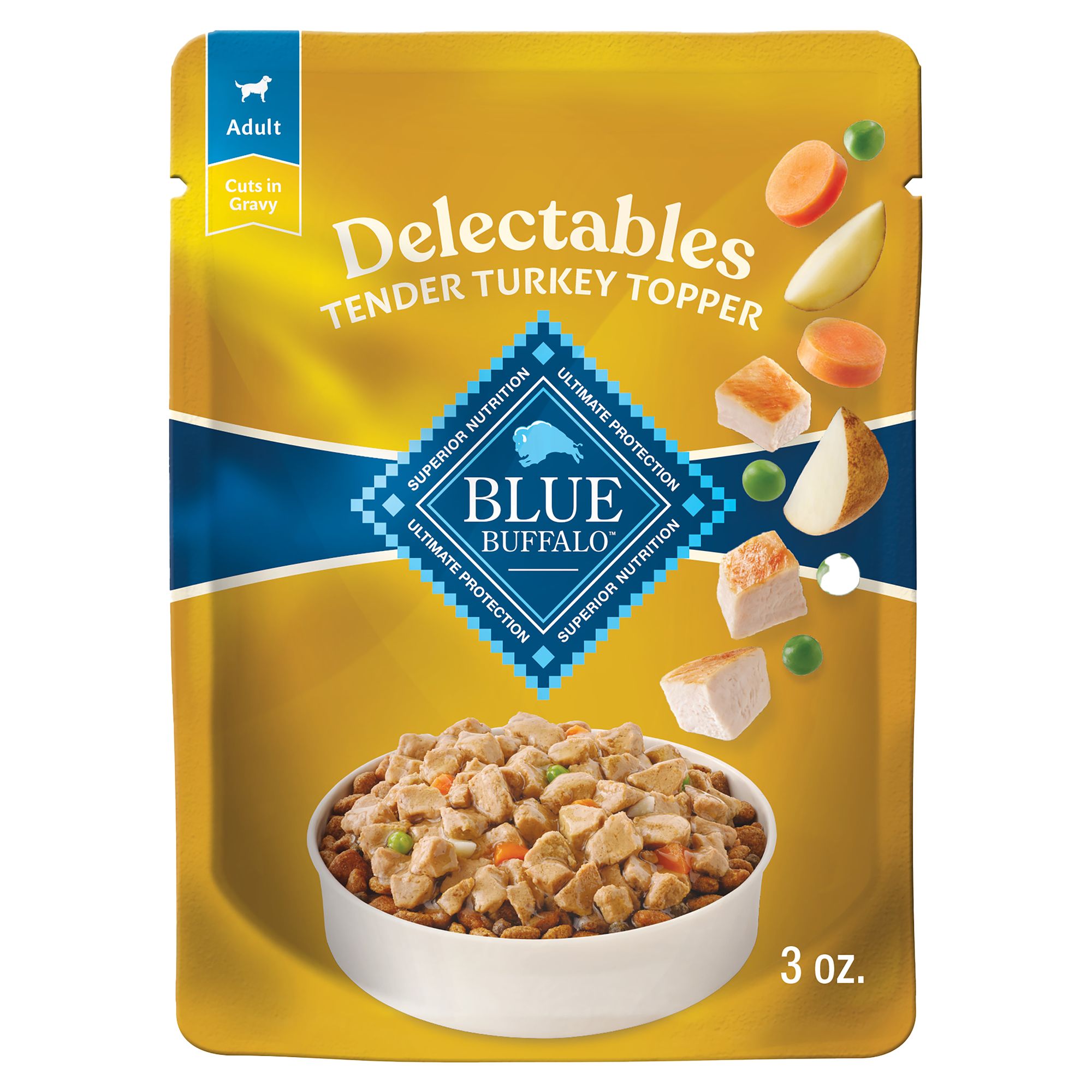 Blue Buffalo® Delectables Adult Wet Dog Food Topper Natural 3 oz