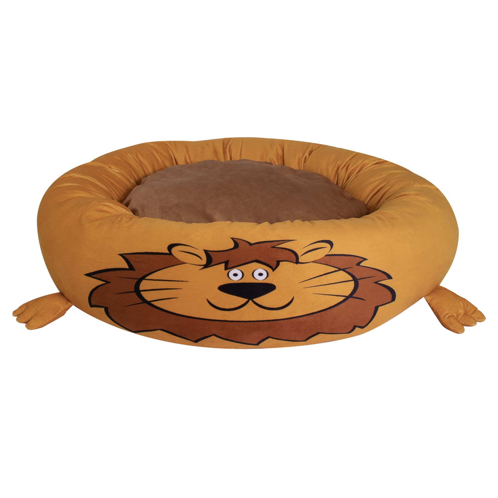 Maccabi Art Lion Pillow Pet Bed dog Cuddler Beds PetSmart