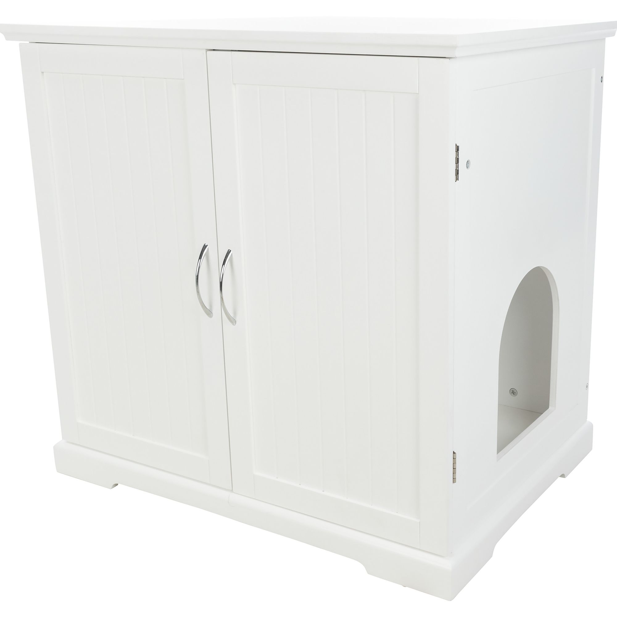 TRIXIE XL Wooden Litter Box Enclosure with Storage Drawer