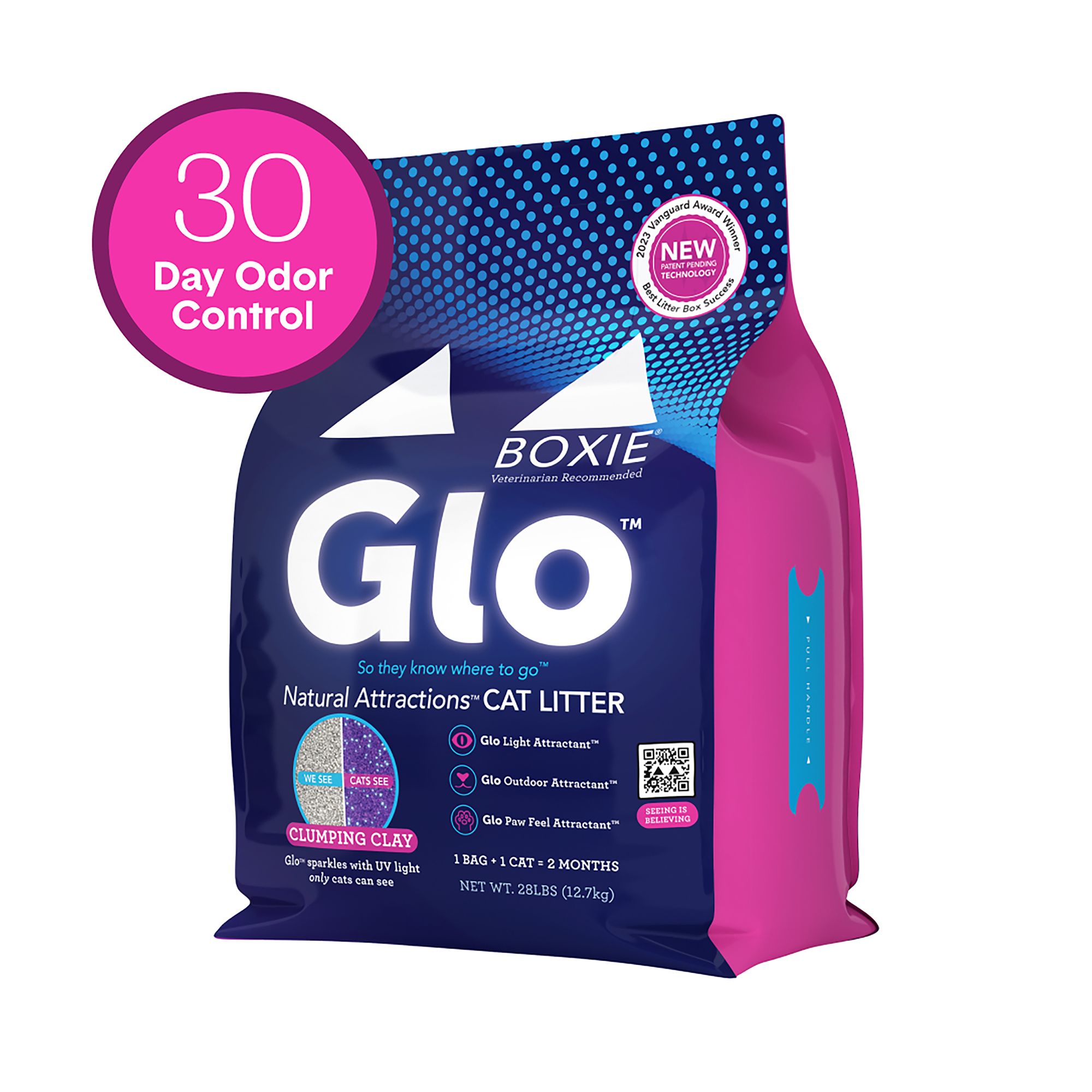 Boxie GLO Natural Attractions Cat Litter Clumping Clay