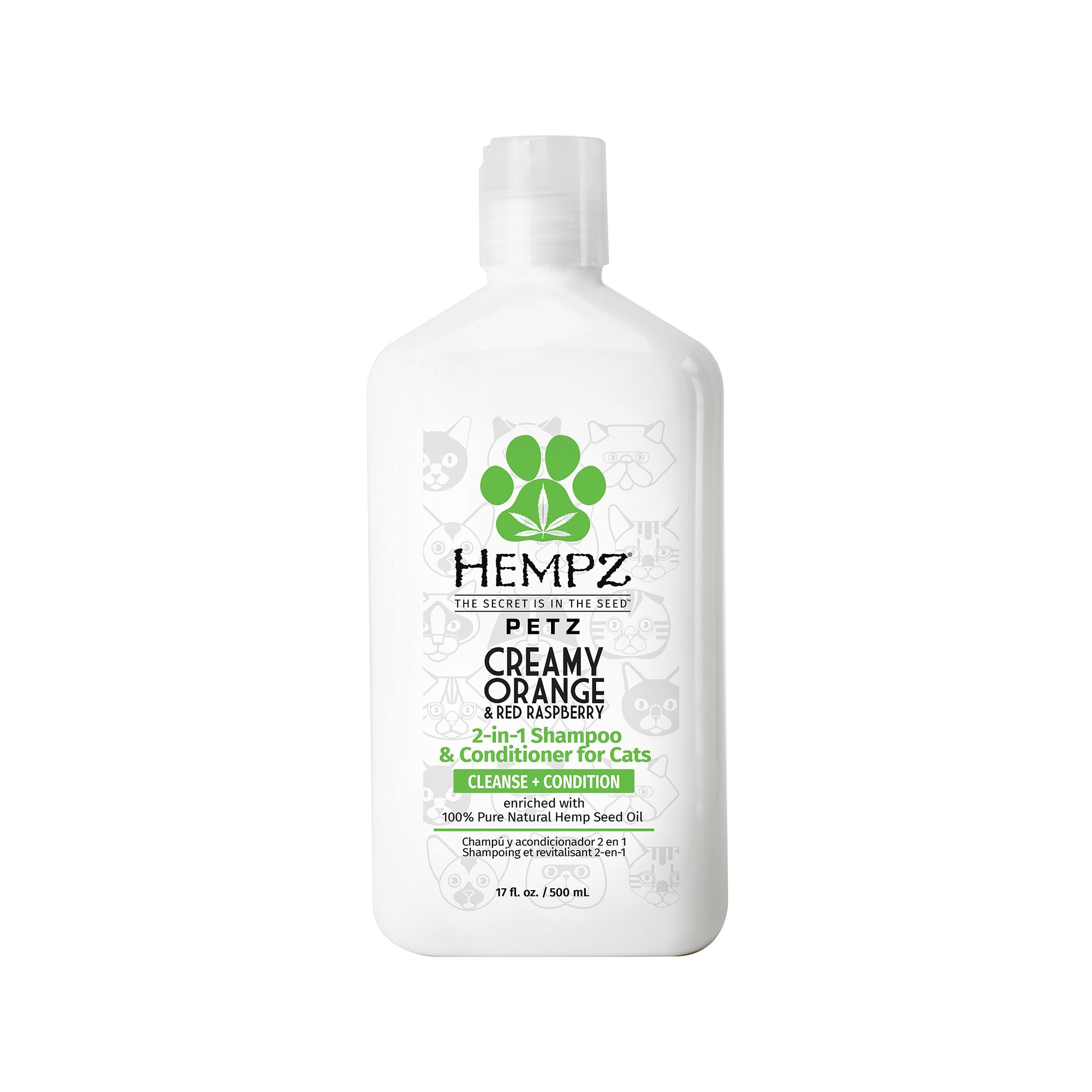 Hempz® Creamy Citrus Orange & Red Raspberry Cat Spray Cat Shampoo cat