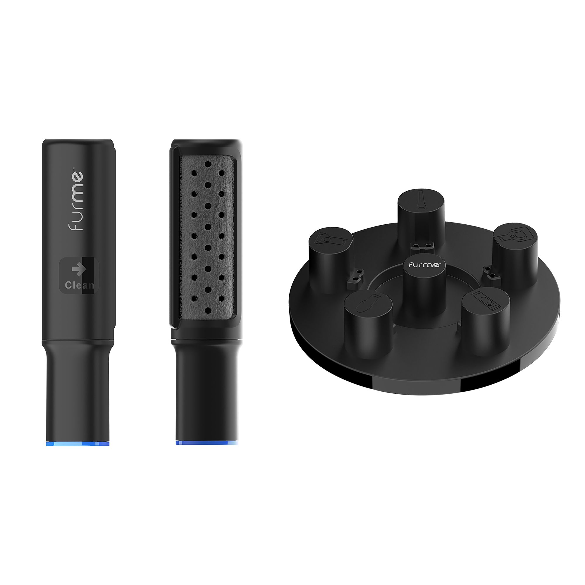 furMe Reusable Lint/Fur Remover Wand Attachment + Grooming Vacuum