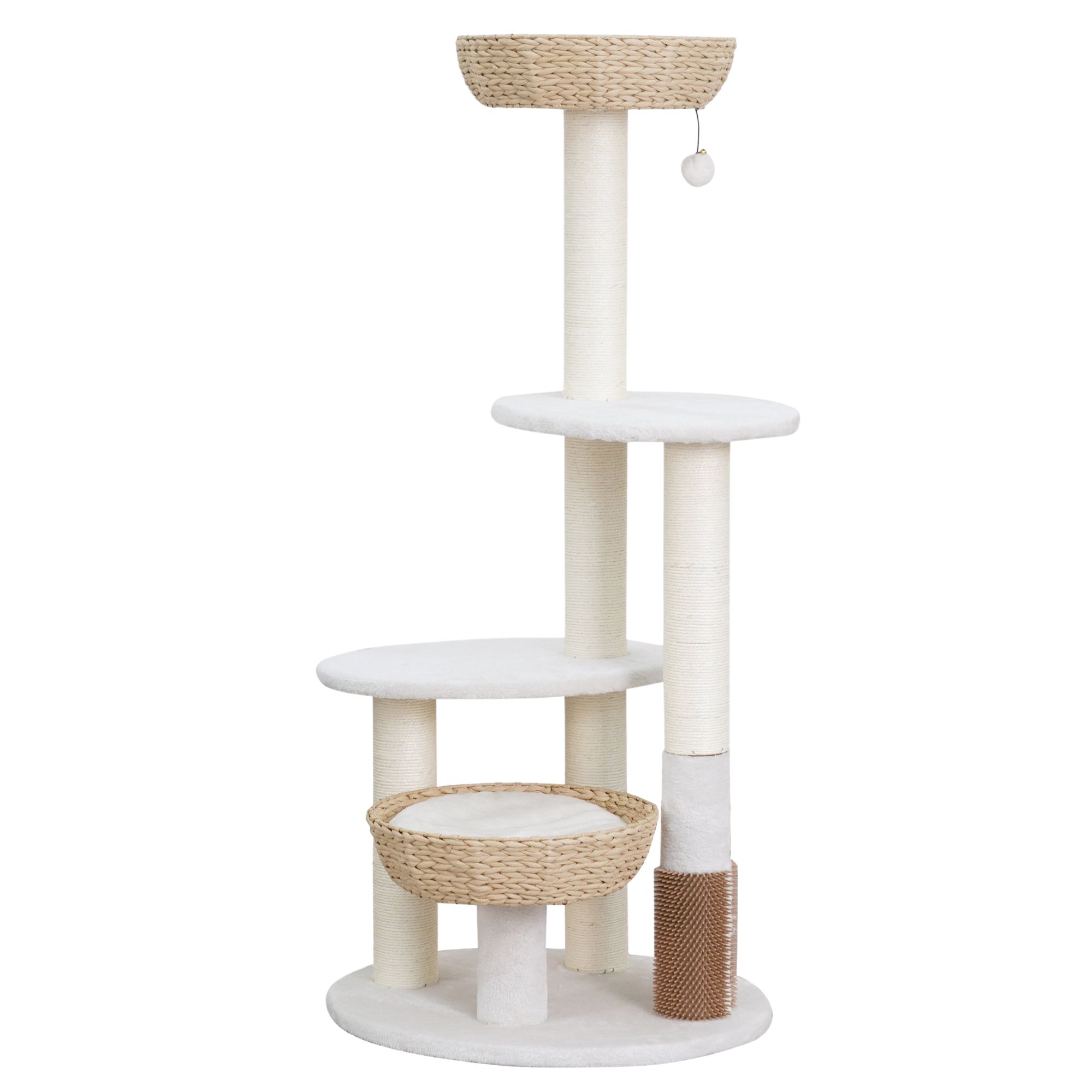 PetPals Boho Chic Style Handwoven 5Level Cat Tree cat Furniture