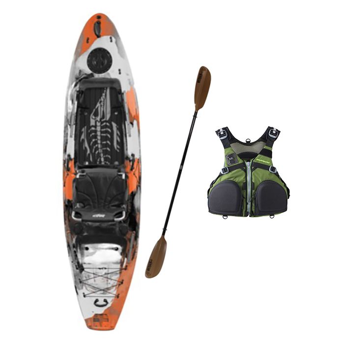 2020 Kaku Kayak Wahoo 10.5 Fishing Kayak Package AustinKayak