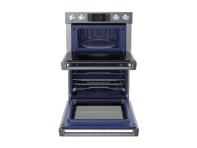 30” Microwave Combination Wall Oven with Flex Duo™ Wall Ovens NQ70M7770DS/AA Samsung US