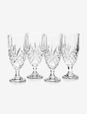 Godinger Dublin Crystal Set of 4 Iced Beverage Glasses Stage Stores